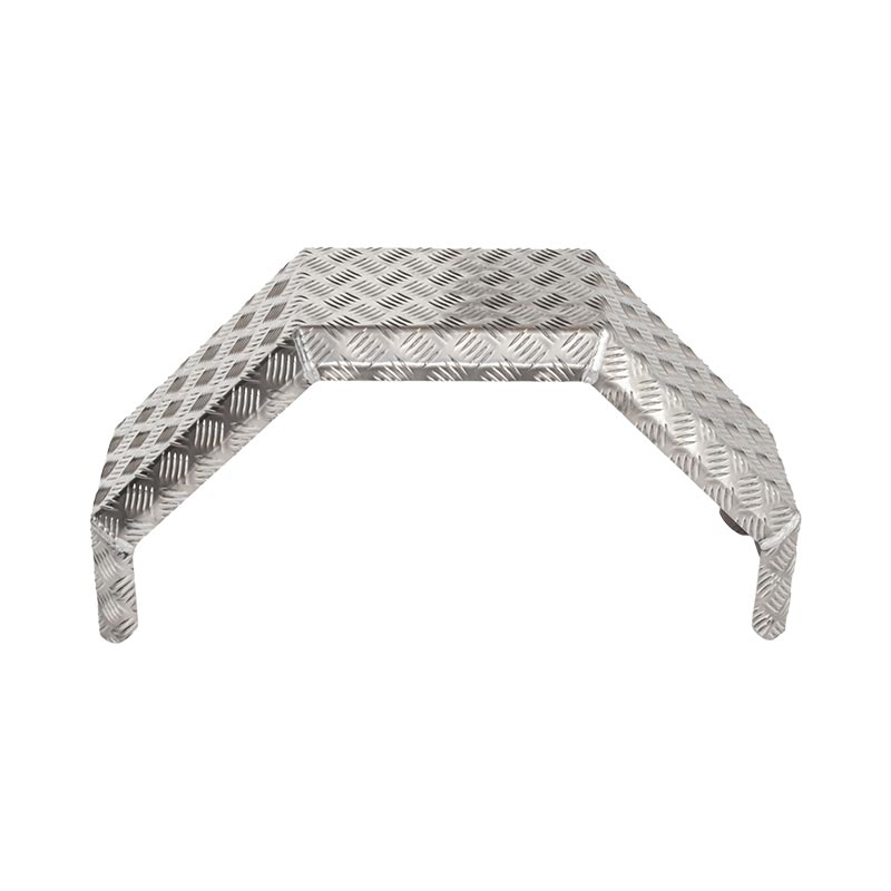 Einachs-Kotflügel eckig, Alu, B 200 mm, SW 750 mm