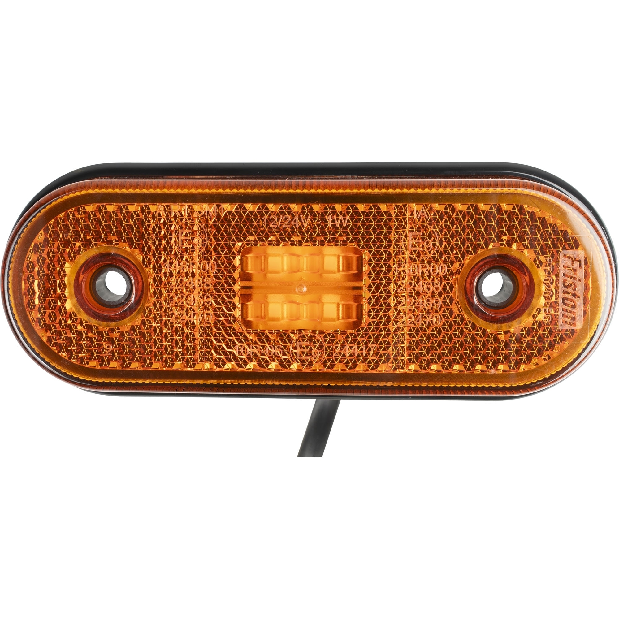 Seitenmarkierungsleuchte LED, gelb, 12-36 V, Kabellänge 500 mm