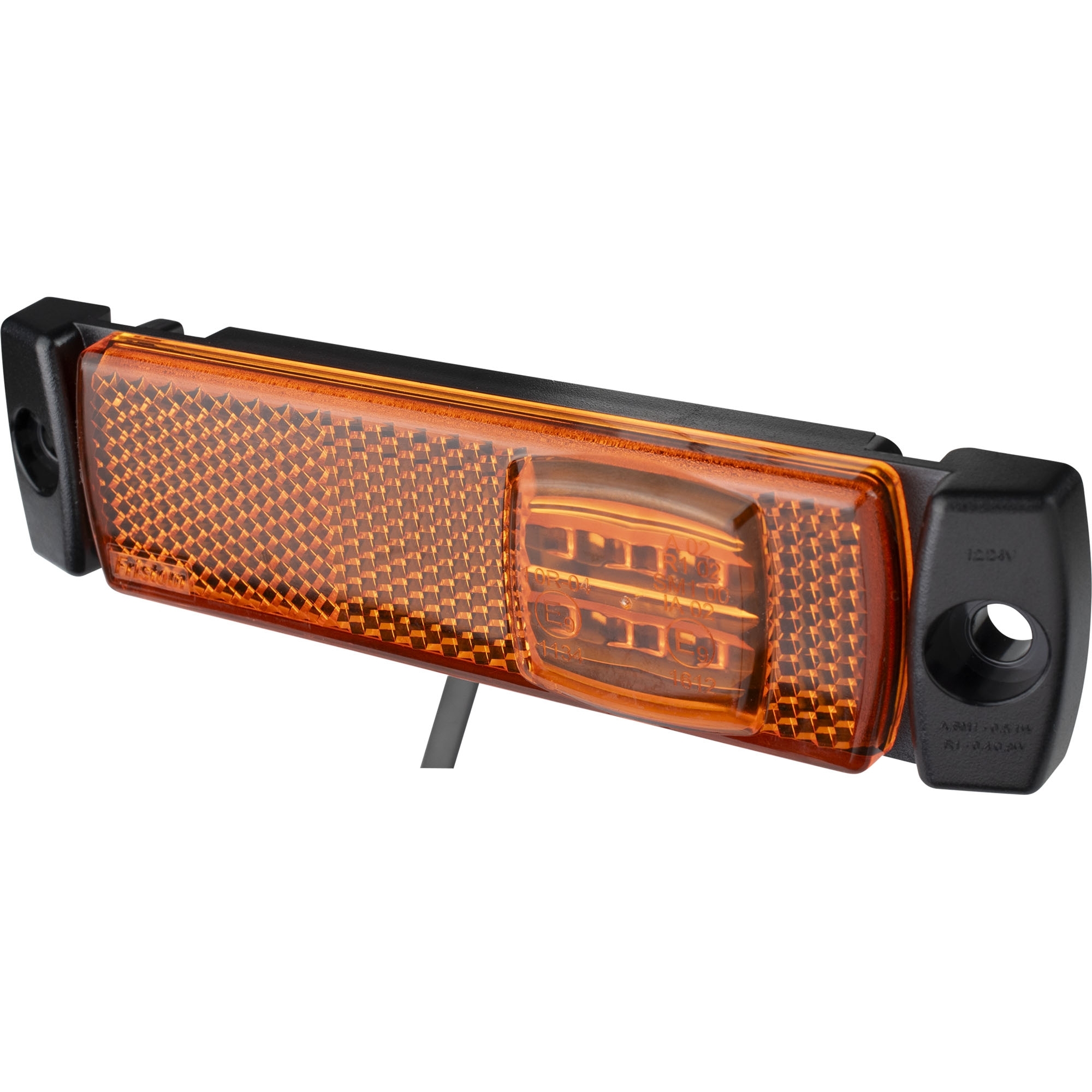 Seitenmarkierungsleuchte LED, gelb, 12/24 Volt