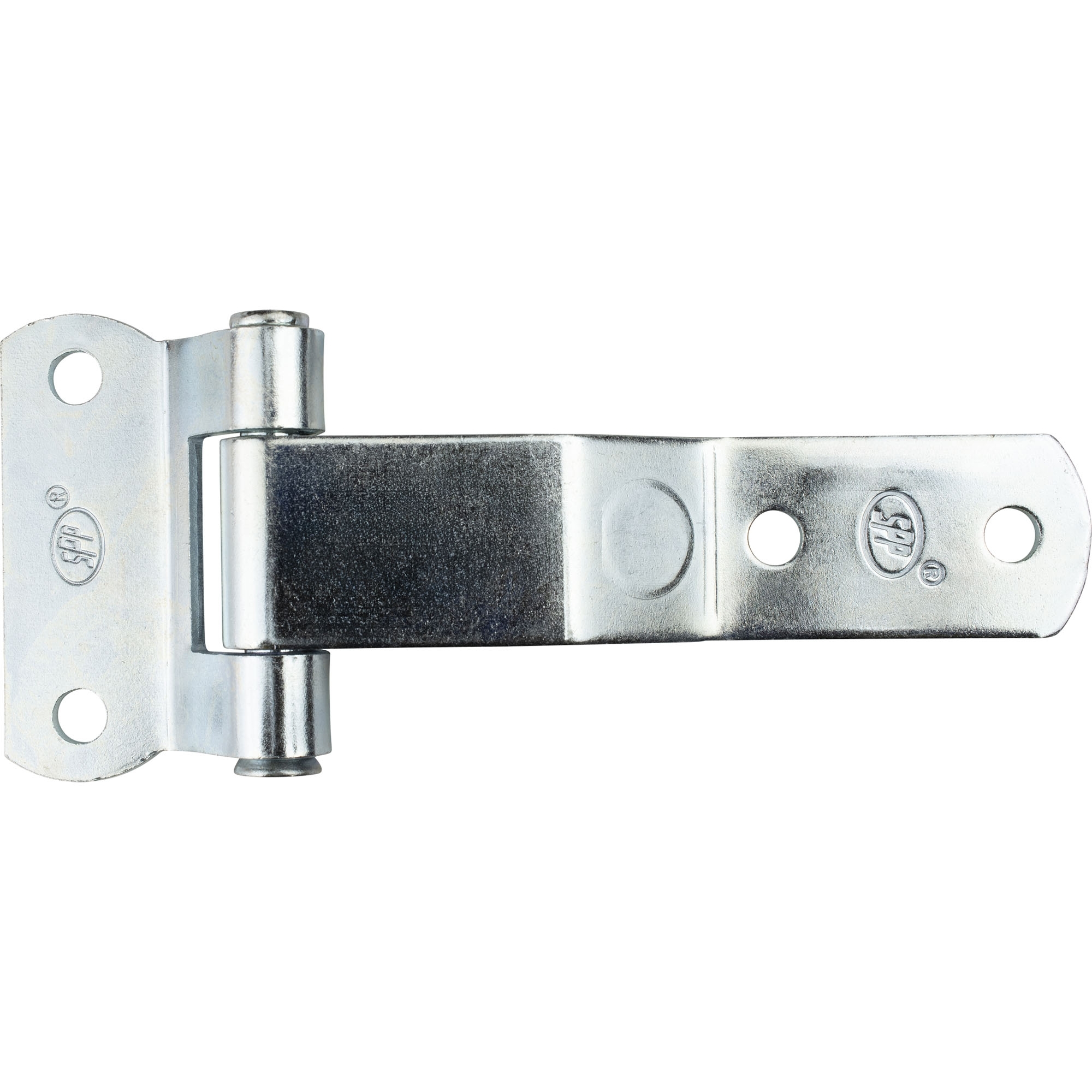 Scharnier Stahl verzinkt, Gesamtlänge 140 mm, gek