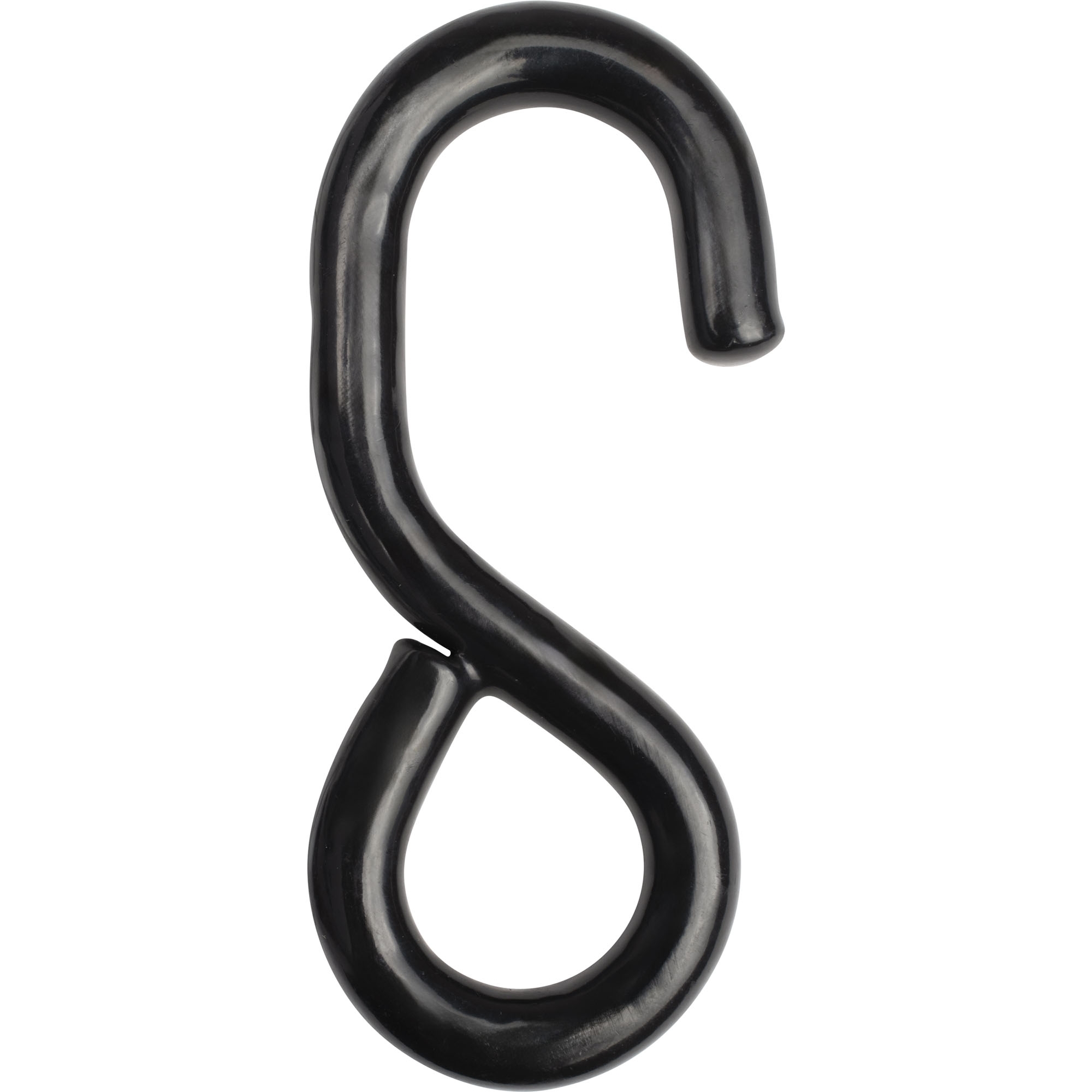 S-Haken mit PVC-Schutz für Gurtband 25 mm