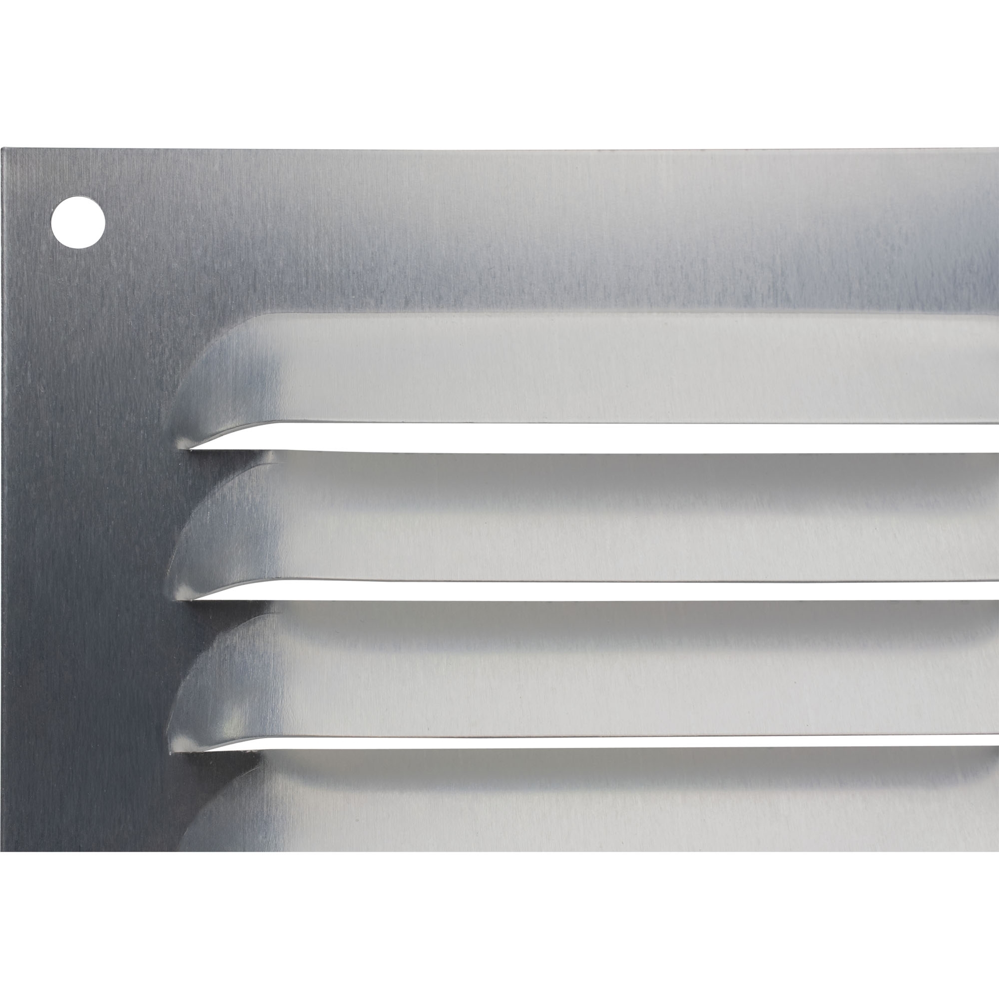 Lüftungsgitter, rechteckig, Aluminium, 200 x 100 mm