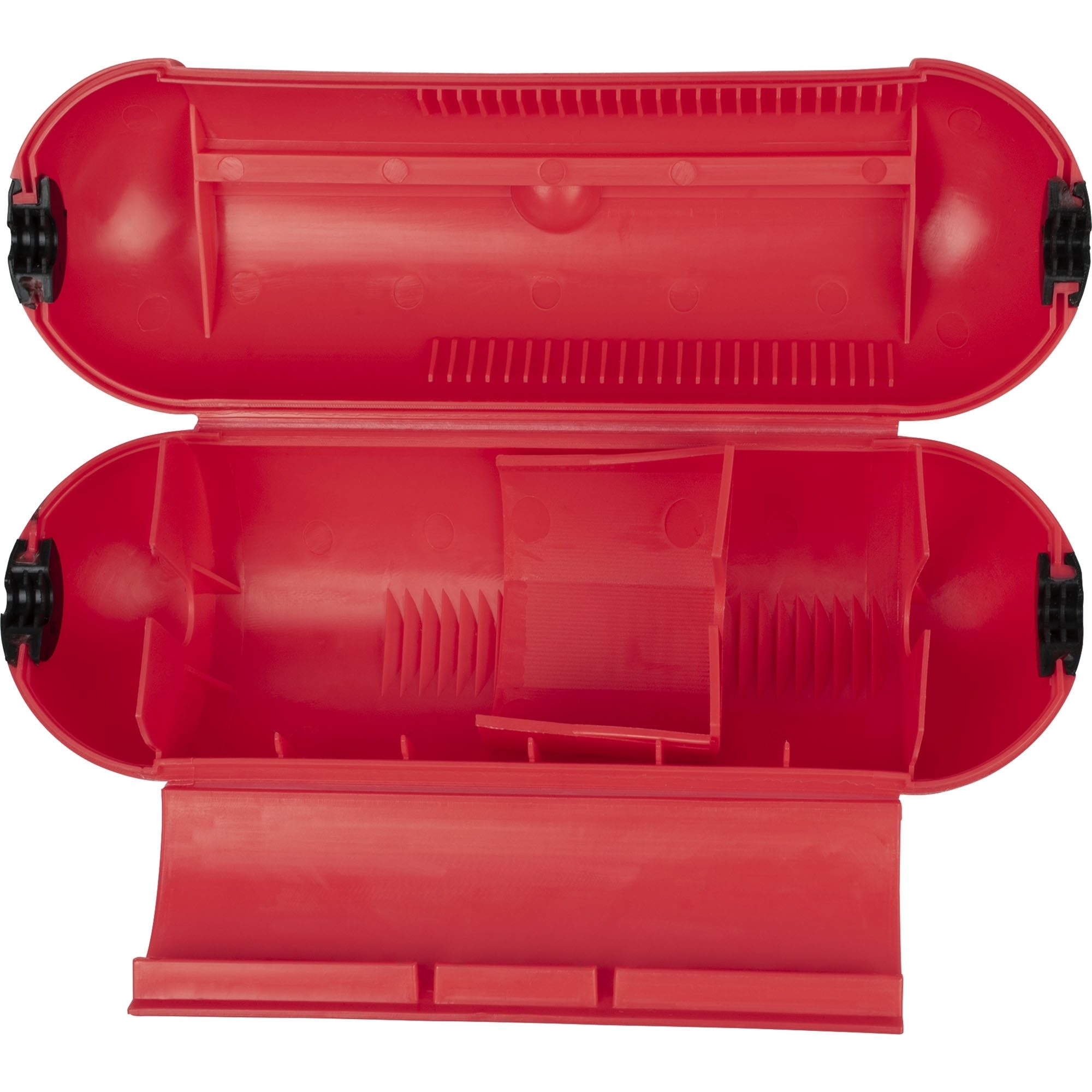 Elektro-Safe für Schutzkontaktstecker / -Kupplungen, rot