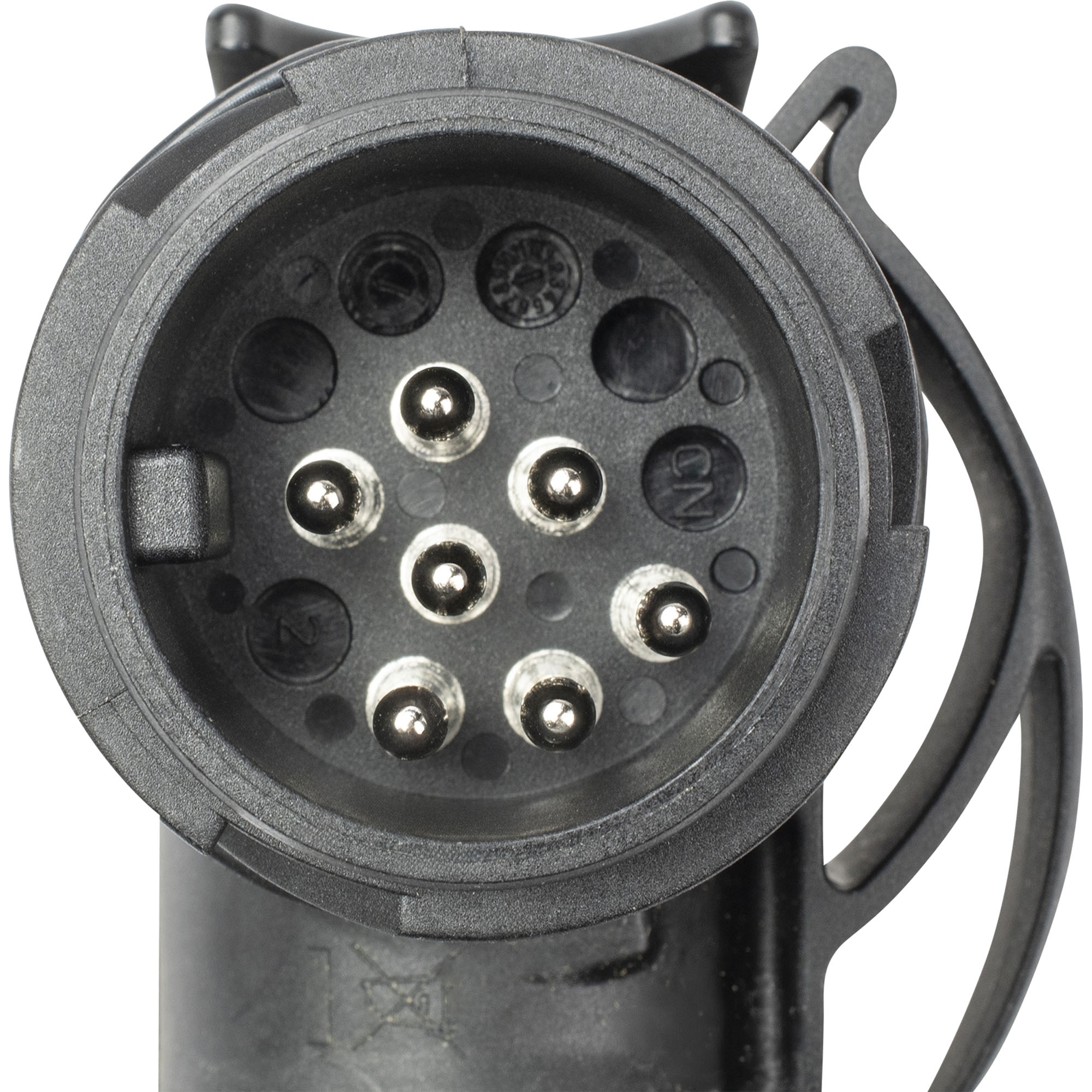 Miniadapter, 13- auf 7-Pol, Länge 50 mm