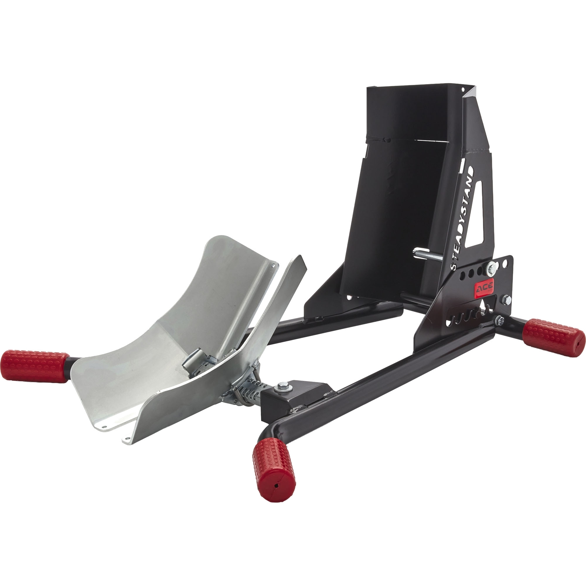 Kurze Motorradstandschiene mit Vorderradanschlag, ACEBIKES