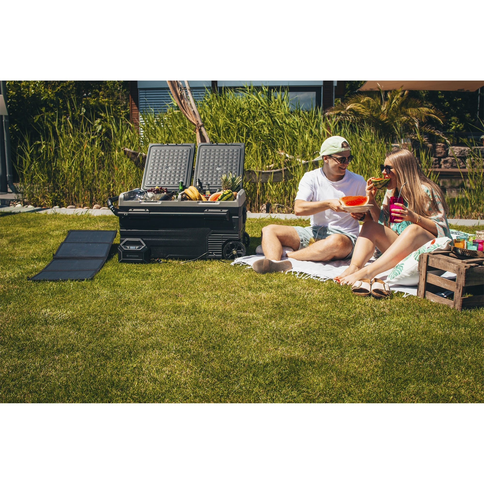 Mobile Kühlbox mit Rollen, Freezbox 75