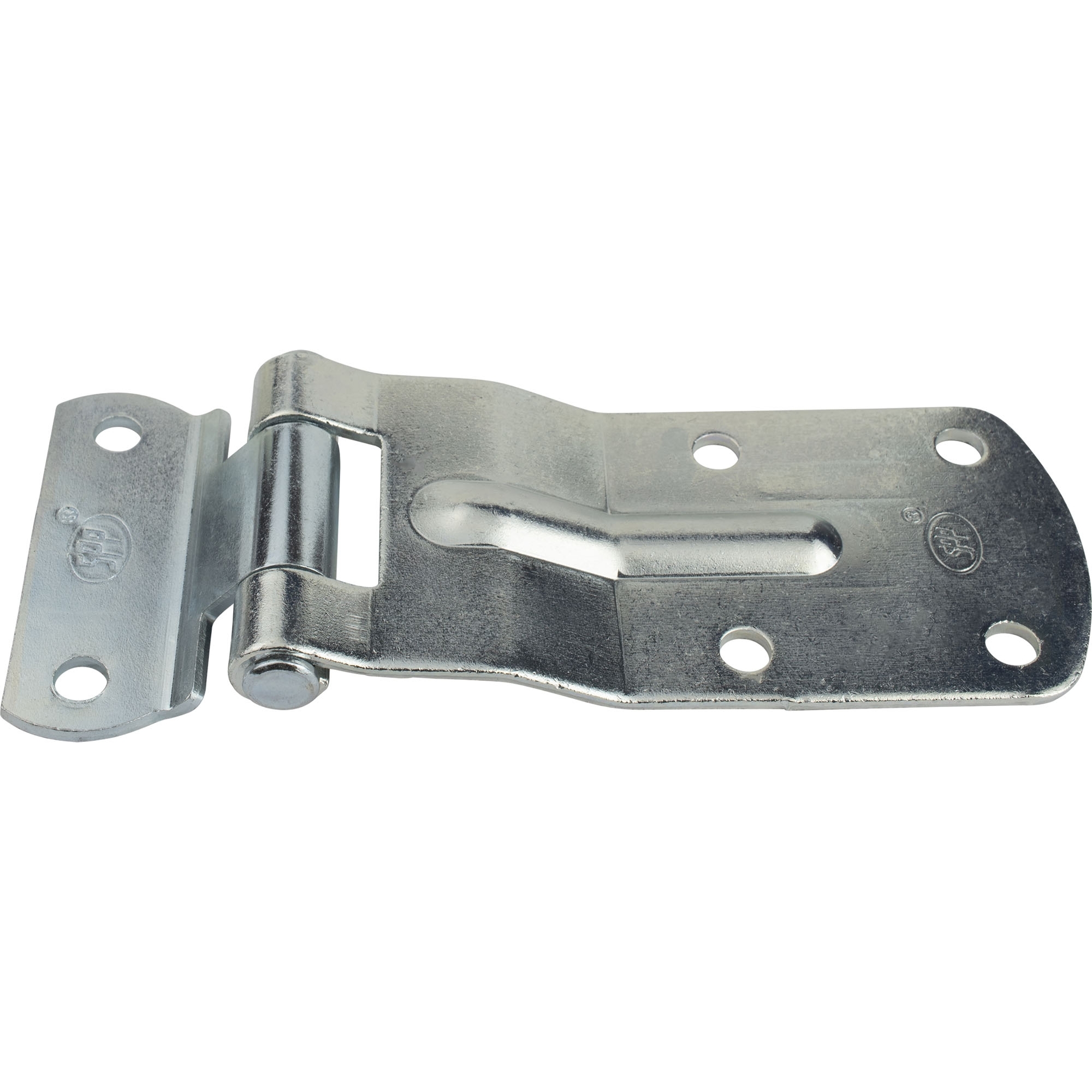 Scharnier Stahl verzinkt, Gesamtlänge 148 mm, gek