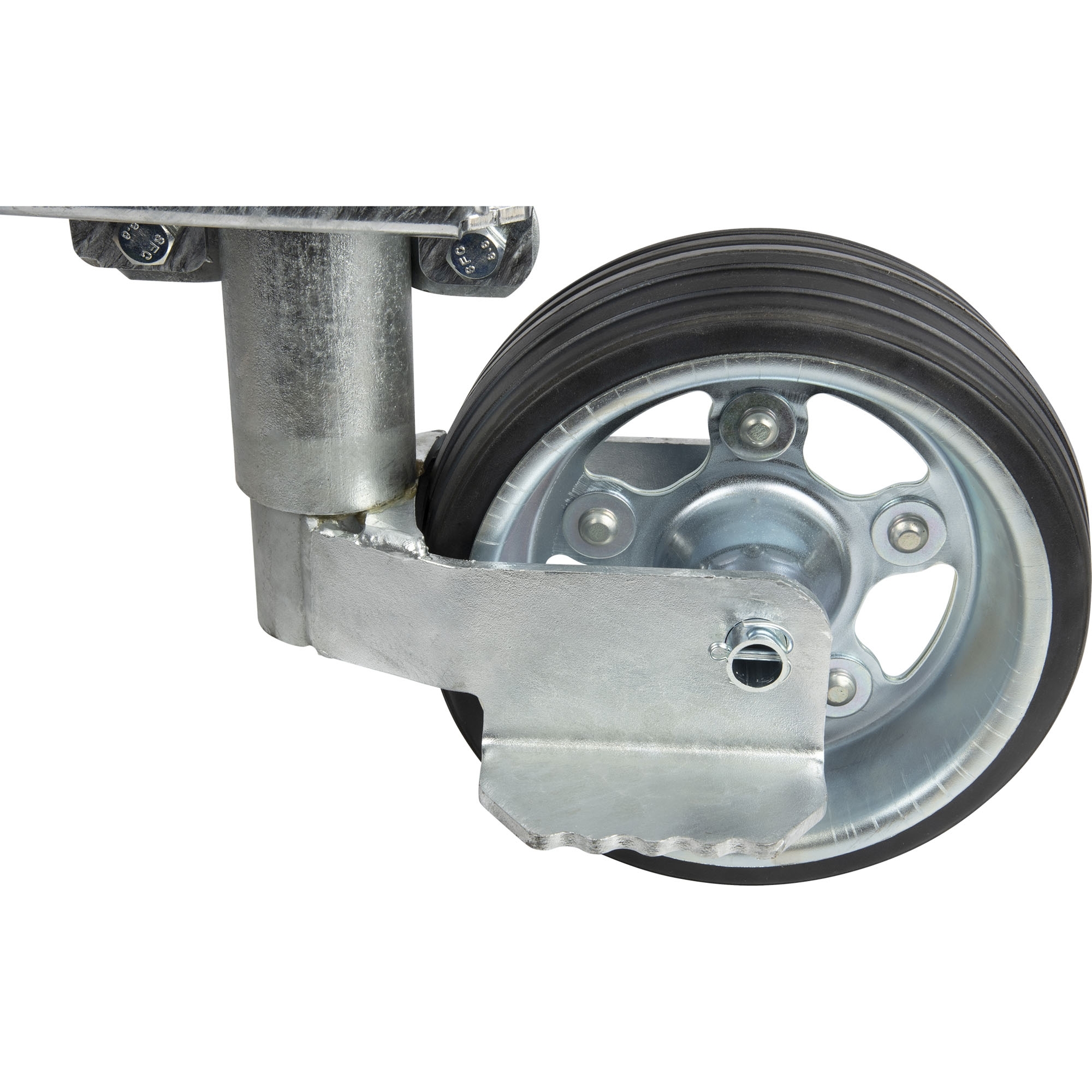 Stützrad hydraulisch, Ø60 mm, mit Stützlastanzeige