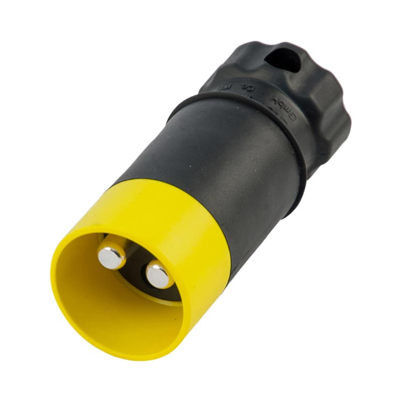 Stecker 2-pol, 24 Volt, für 50 mm² Kabel