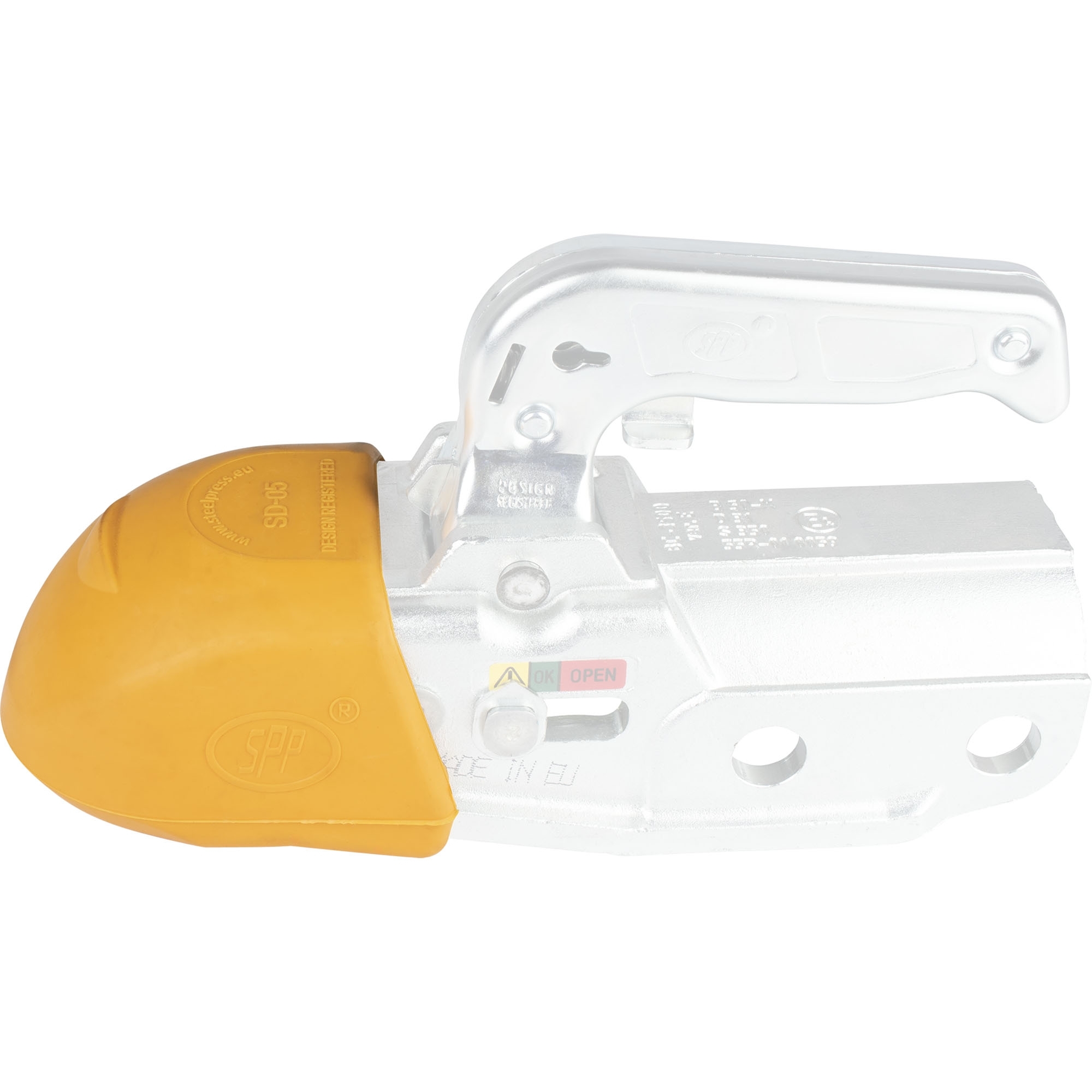 Safety-Dock für SPP Guss-Kupplung orange