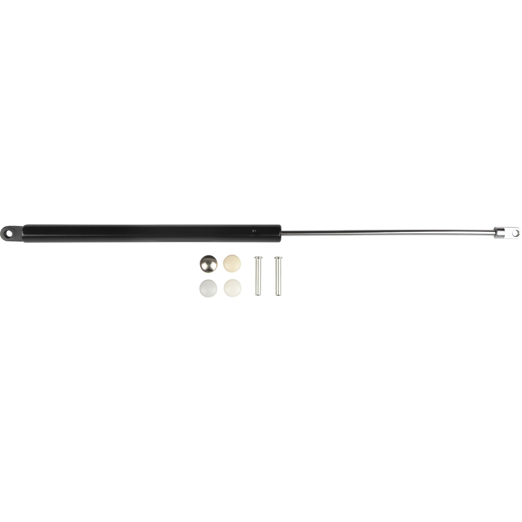 Gasfeder Heki mit Befestigungssatz, Länge 330 mm