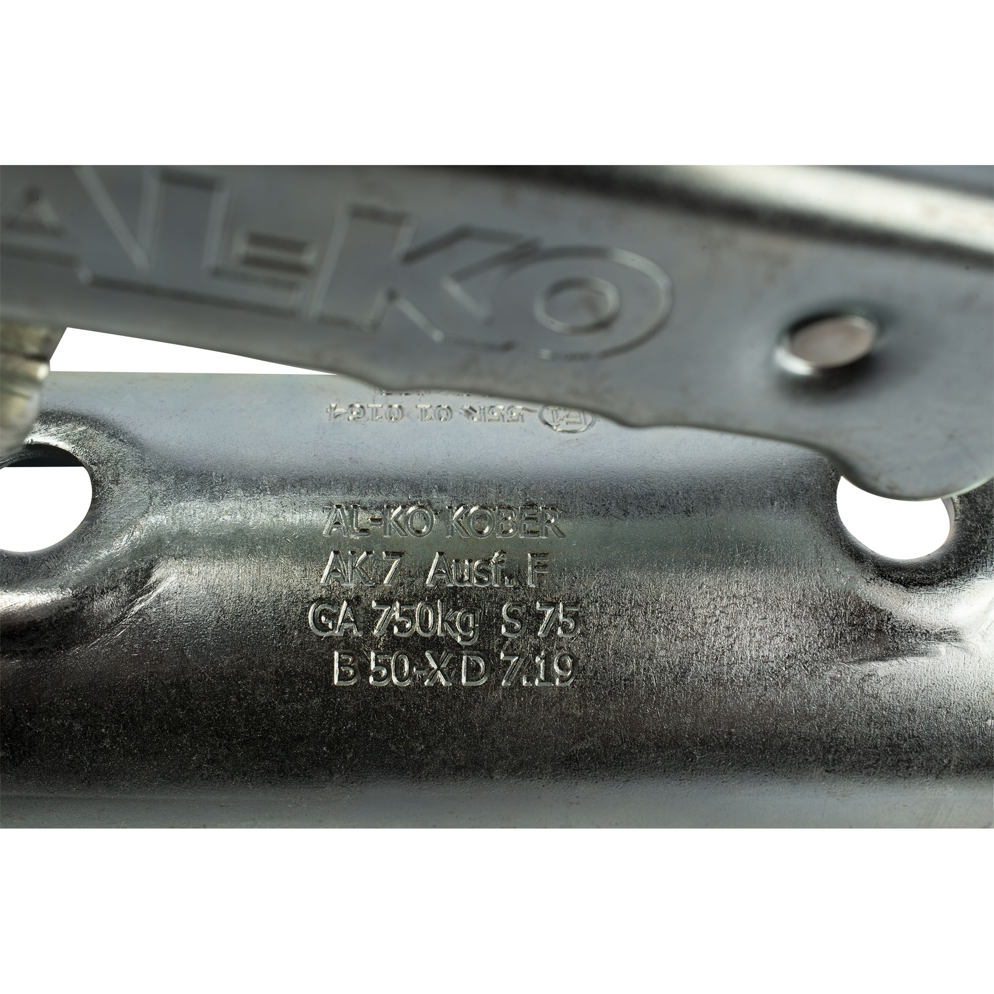 Kugelkupplung, 750 kg, AK 7 Ausf. F, rund Ø 50 mm