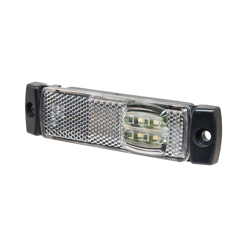 Begrenzungsleuchte LED, weiß, 12/24 Volt