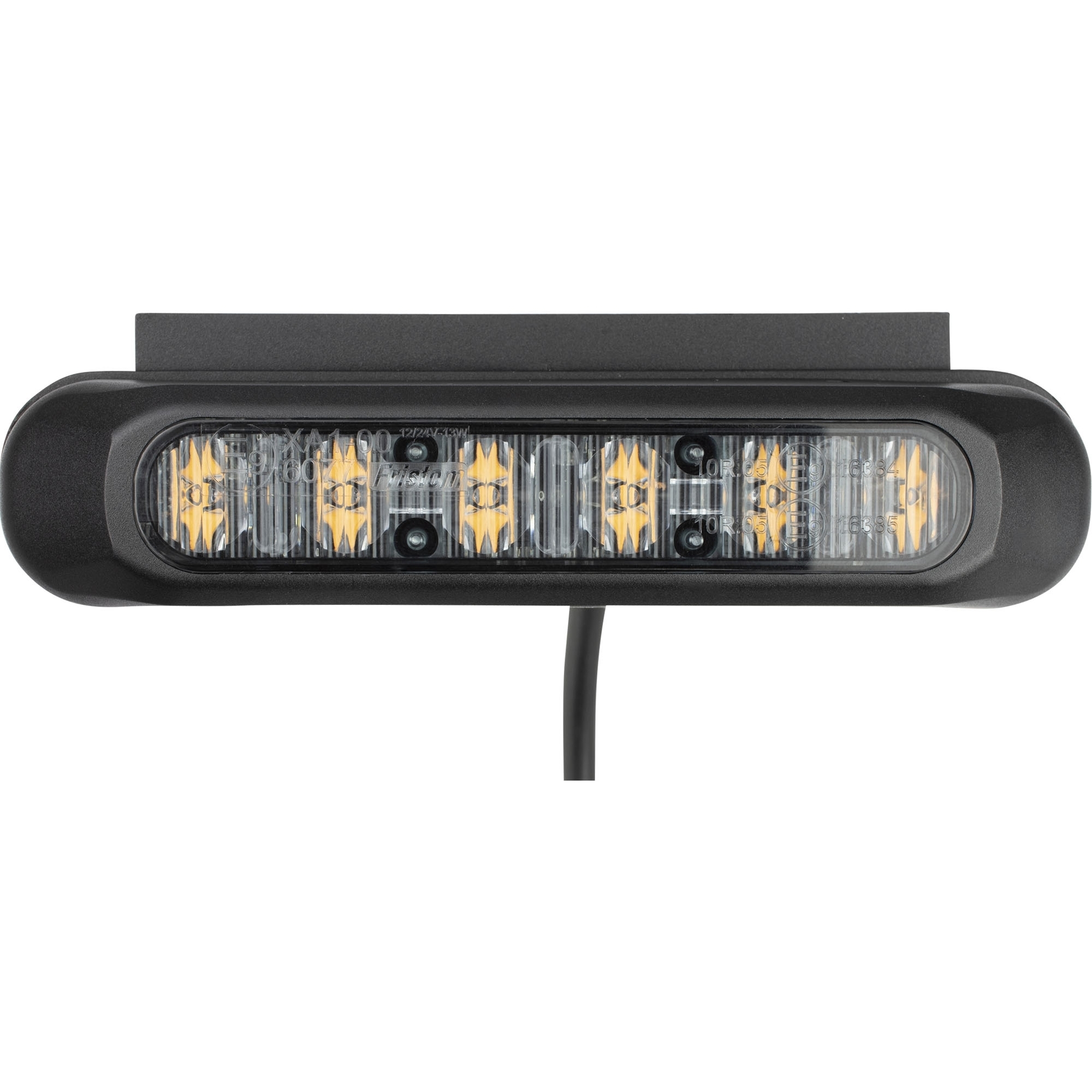 Warnblitzleuchte LED, gelb, 6 LEDs, 12 bis 36 V, 13 W, DARK Version
