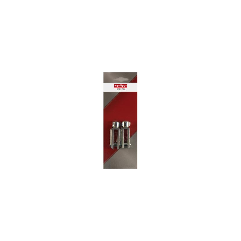 Set, 2 x Bremsseilanschluß Peitz-Gabelkopf M8 Blis