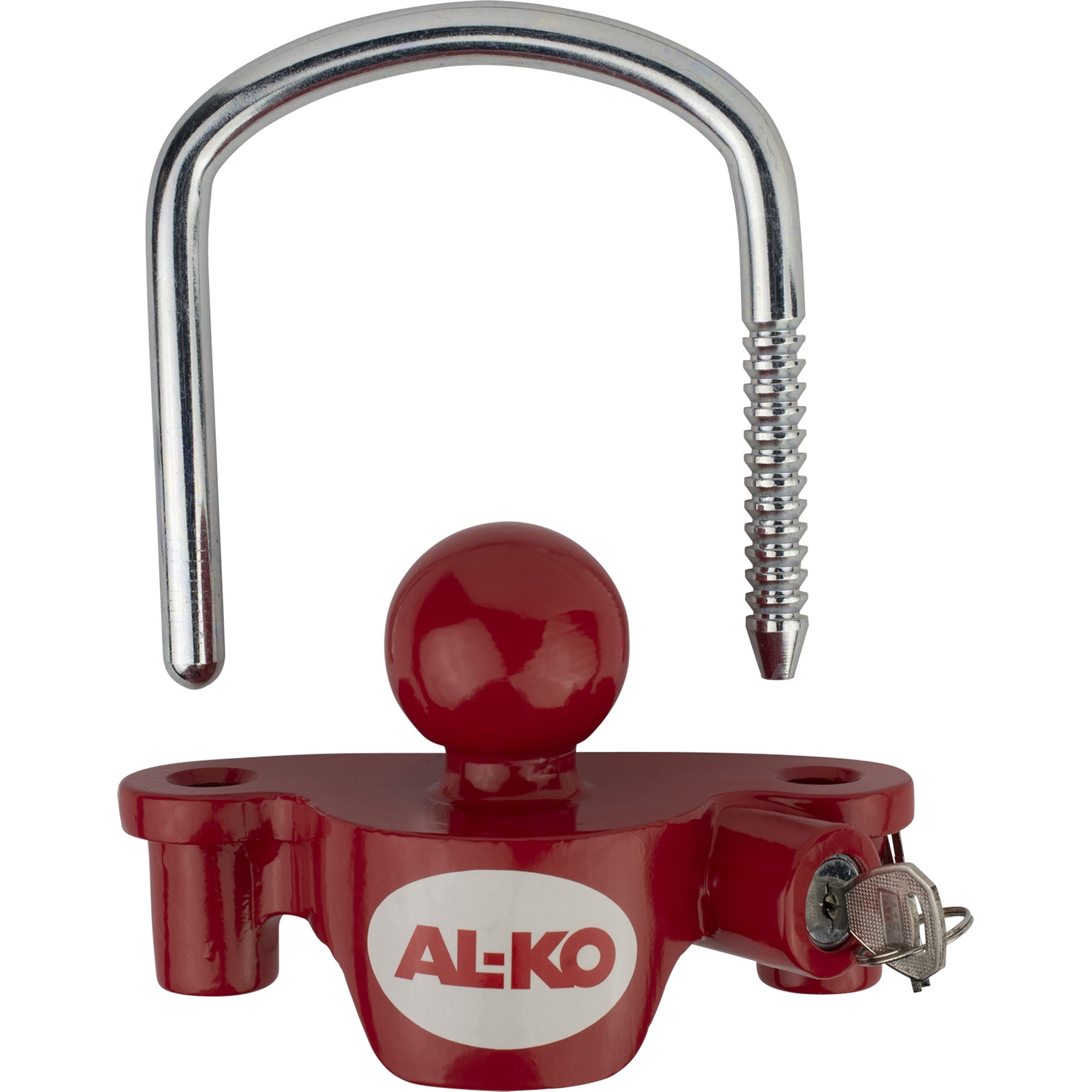 Kupplungsschloss mit Zylinderschloss, universal, Standbetrieb, rot