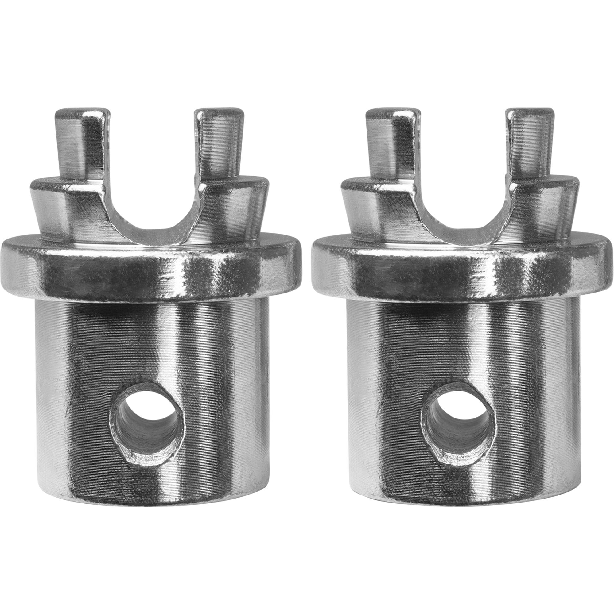 1 Paar Kombi-Endstück, Ø 19/24 mm, Schlitz 9 mm