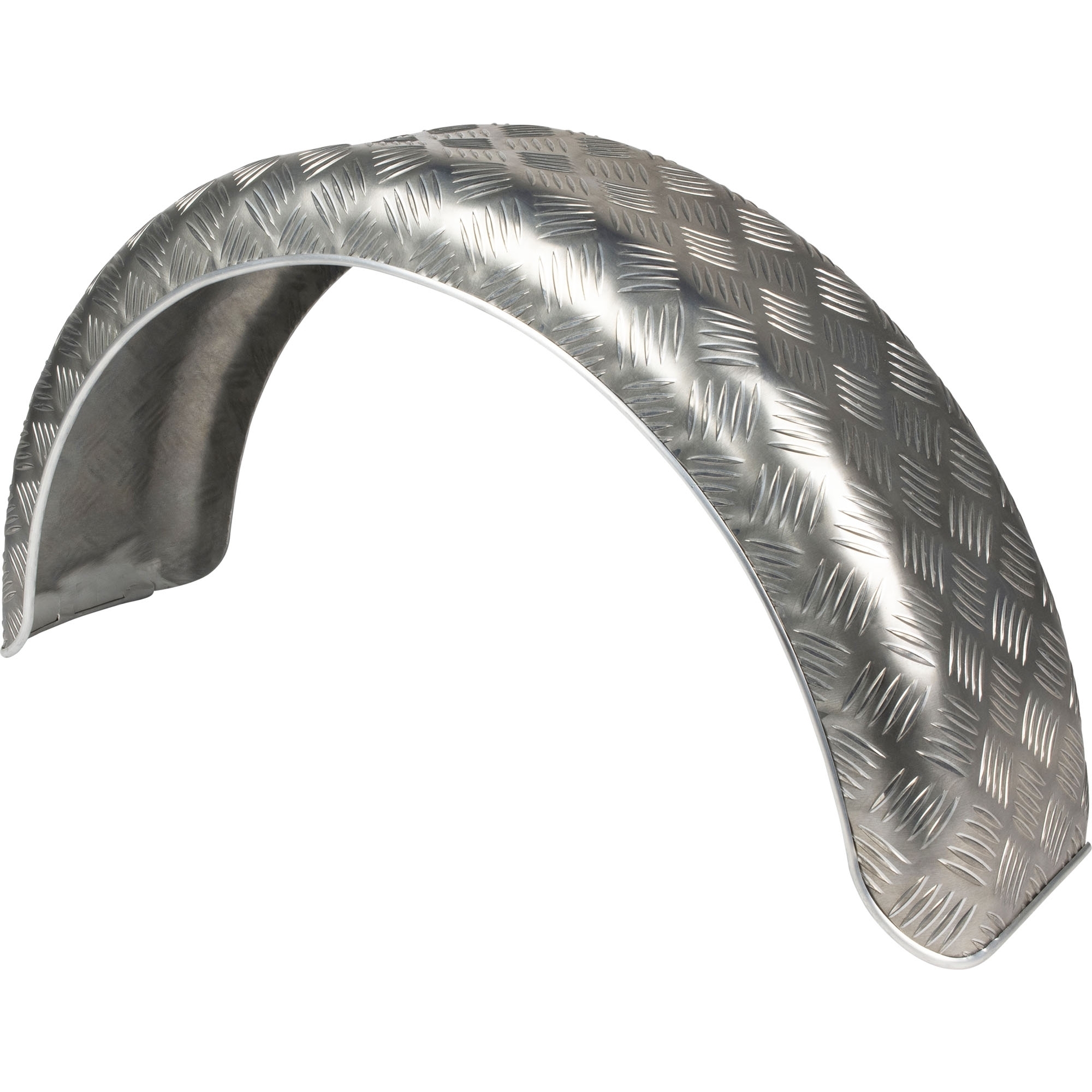 Einachs-Kotflügel rund, Alu, B 200 mm, SW 770 mm