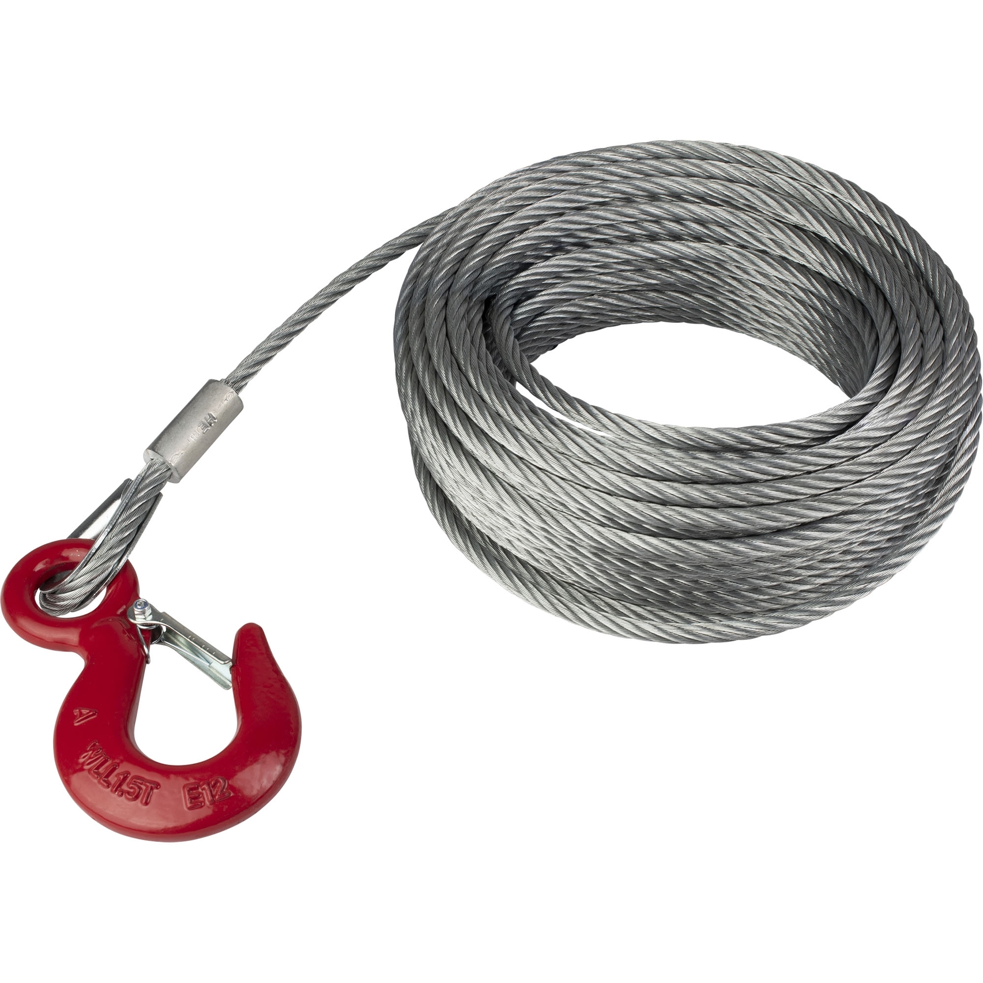 Stahlseil, Ø 7 mm, Länge 25 m, Zuglast 1150 daN