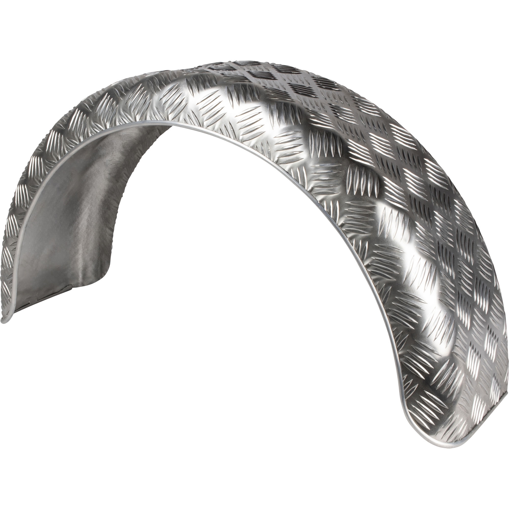 Einachs-Kotflügel rund, Alu, B 220 mm, SW 790 mm