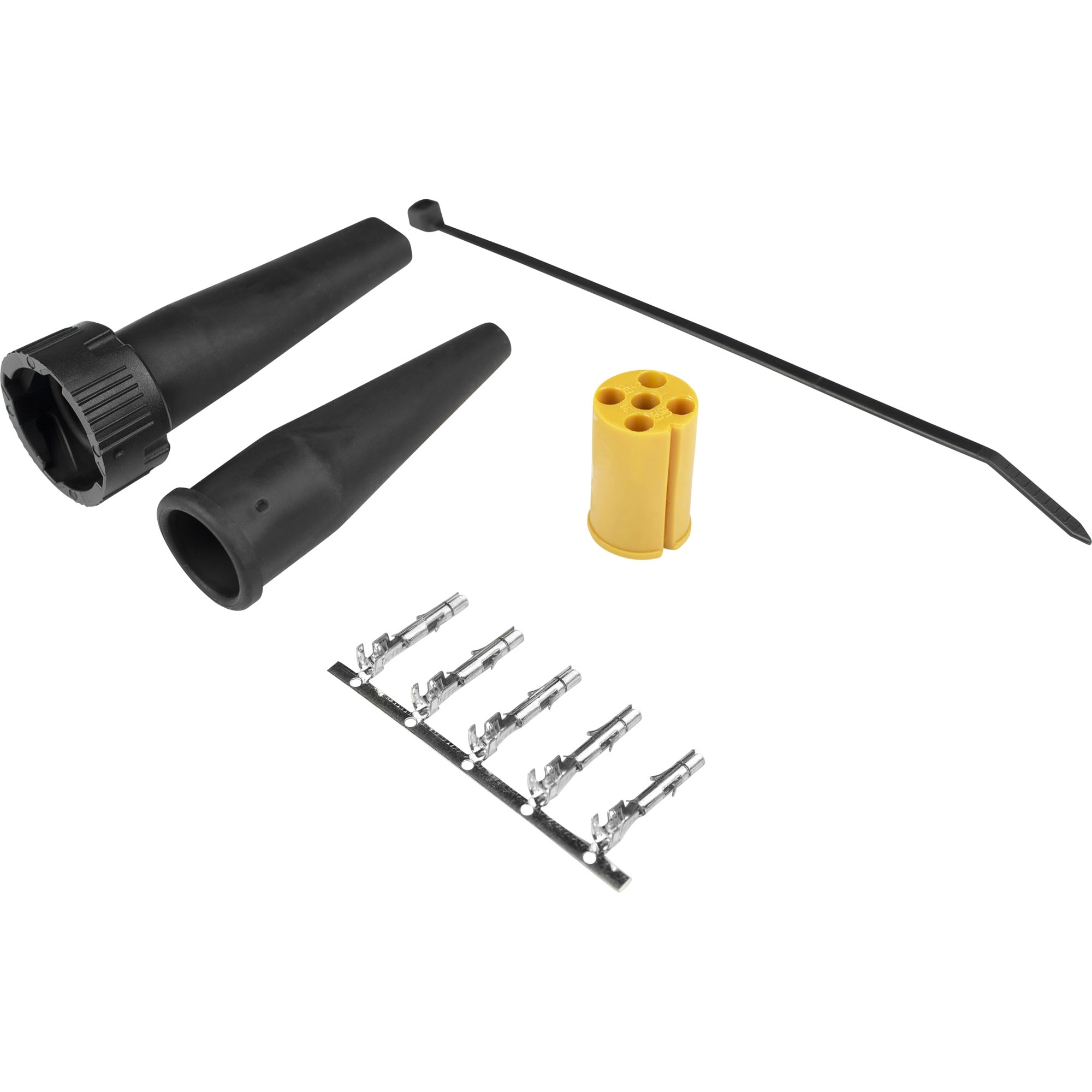 Bajonettverbinder 5-polig, gelb/grau = links