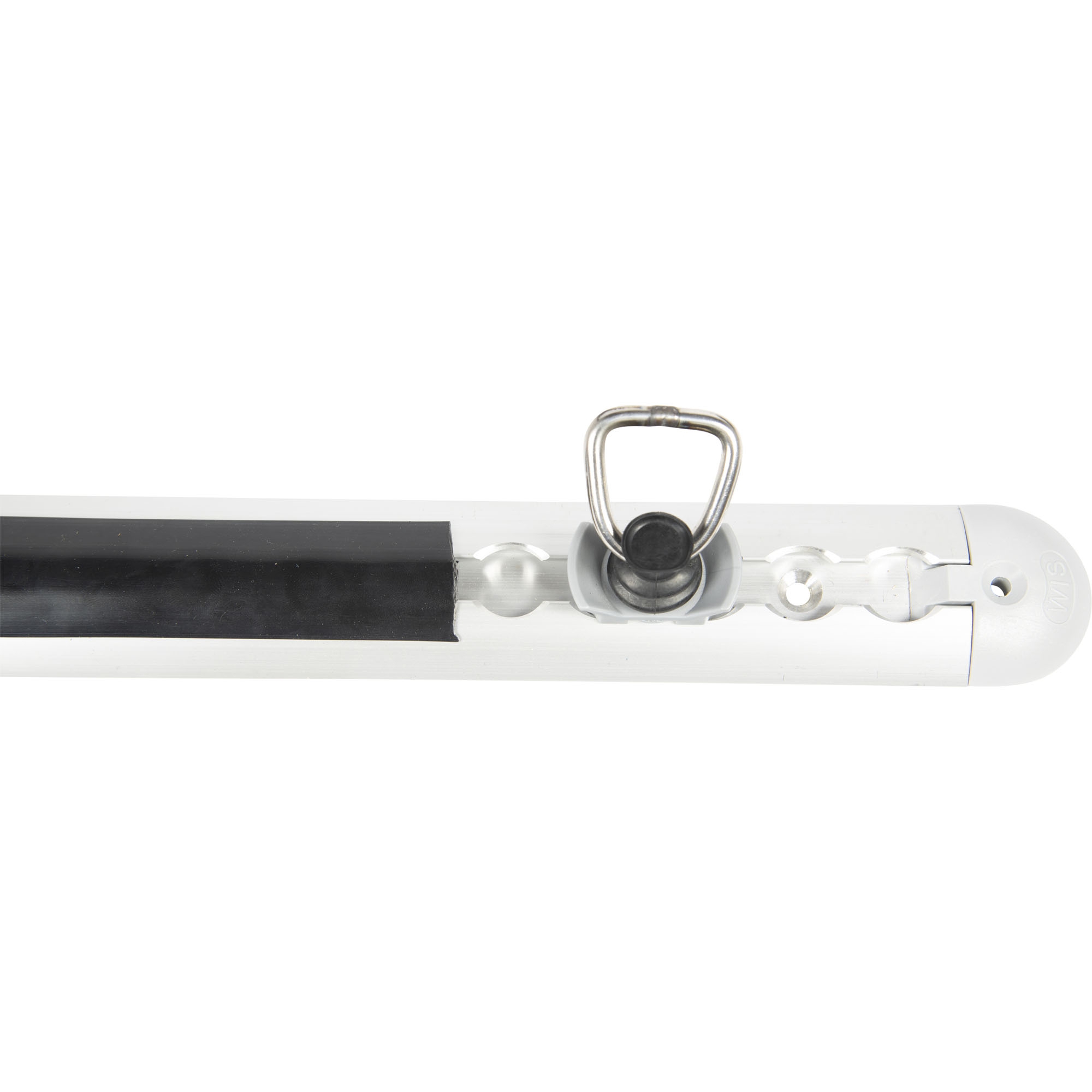 Airlineschienen-Set, rund, L 1000 mm, Alu, Aufbau