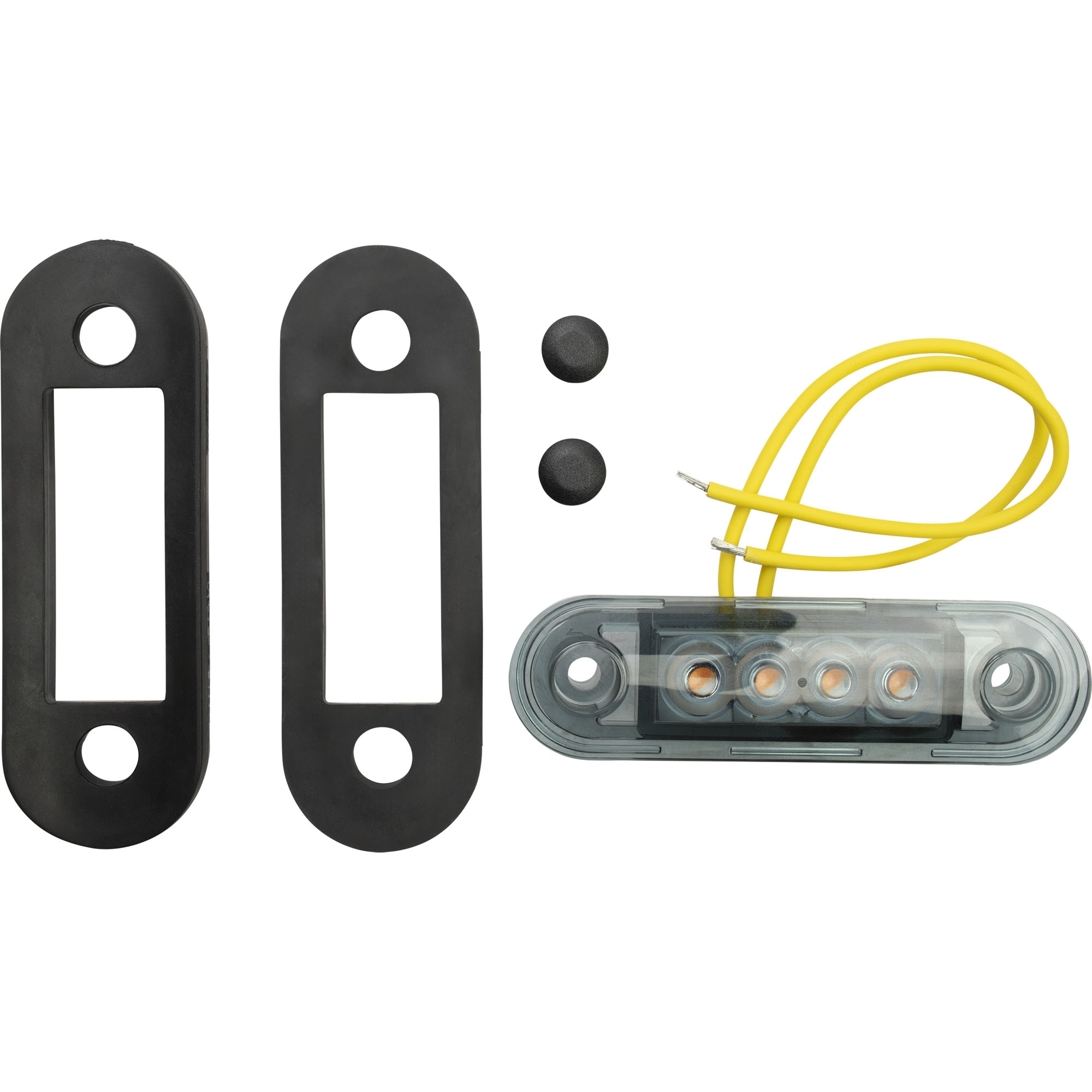 Seitenmarkierungsleuchte LED, gelb, 12-36 V, DARK Version
