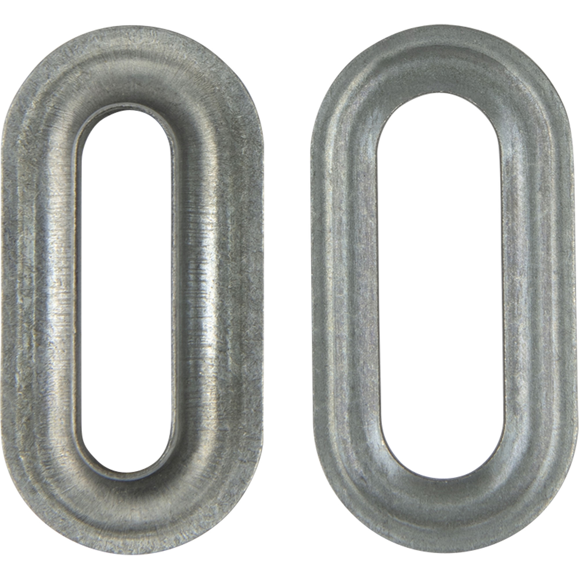 Oval-Schlitzöse, verzinkt, 27 x 7 mm