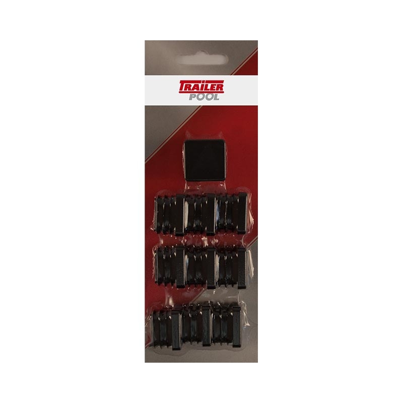 10 x Kunststoff-Stopfen 25 x 25 mm, WS 1,0 - 3,0 mm