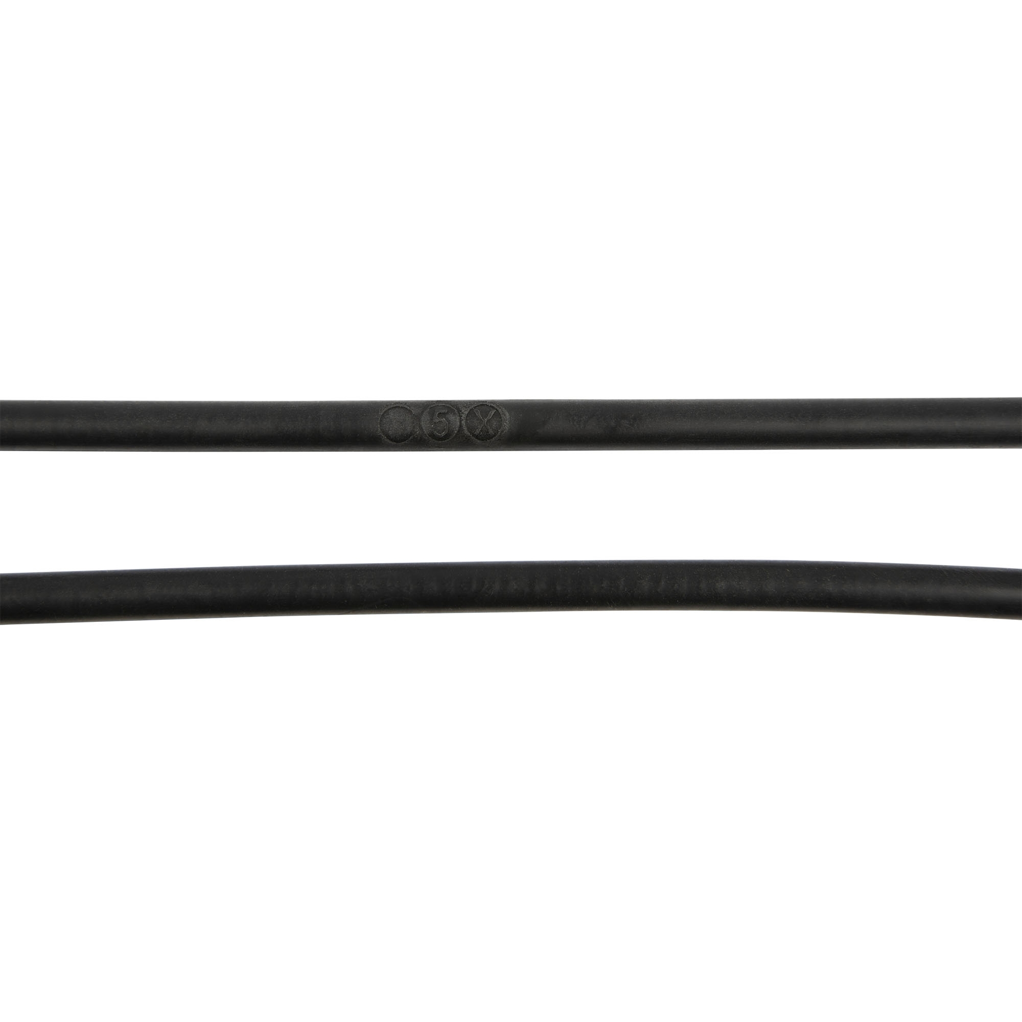 Gummispannring, Länge 250 mm, Ø 8 mm, schwarz