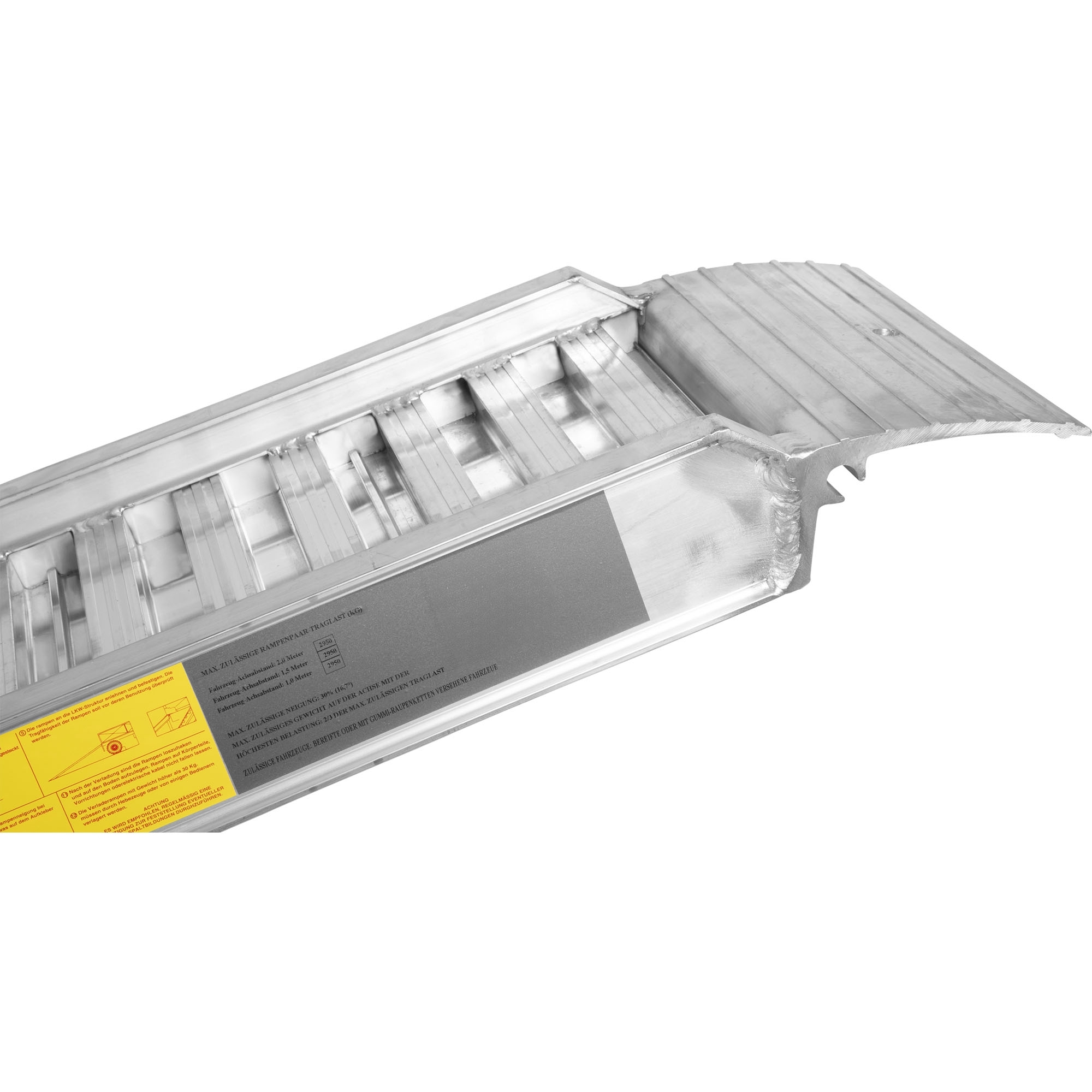 1 Paar Verladeschienen Alu, Länge 2650 mm, 2800 kg