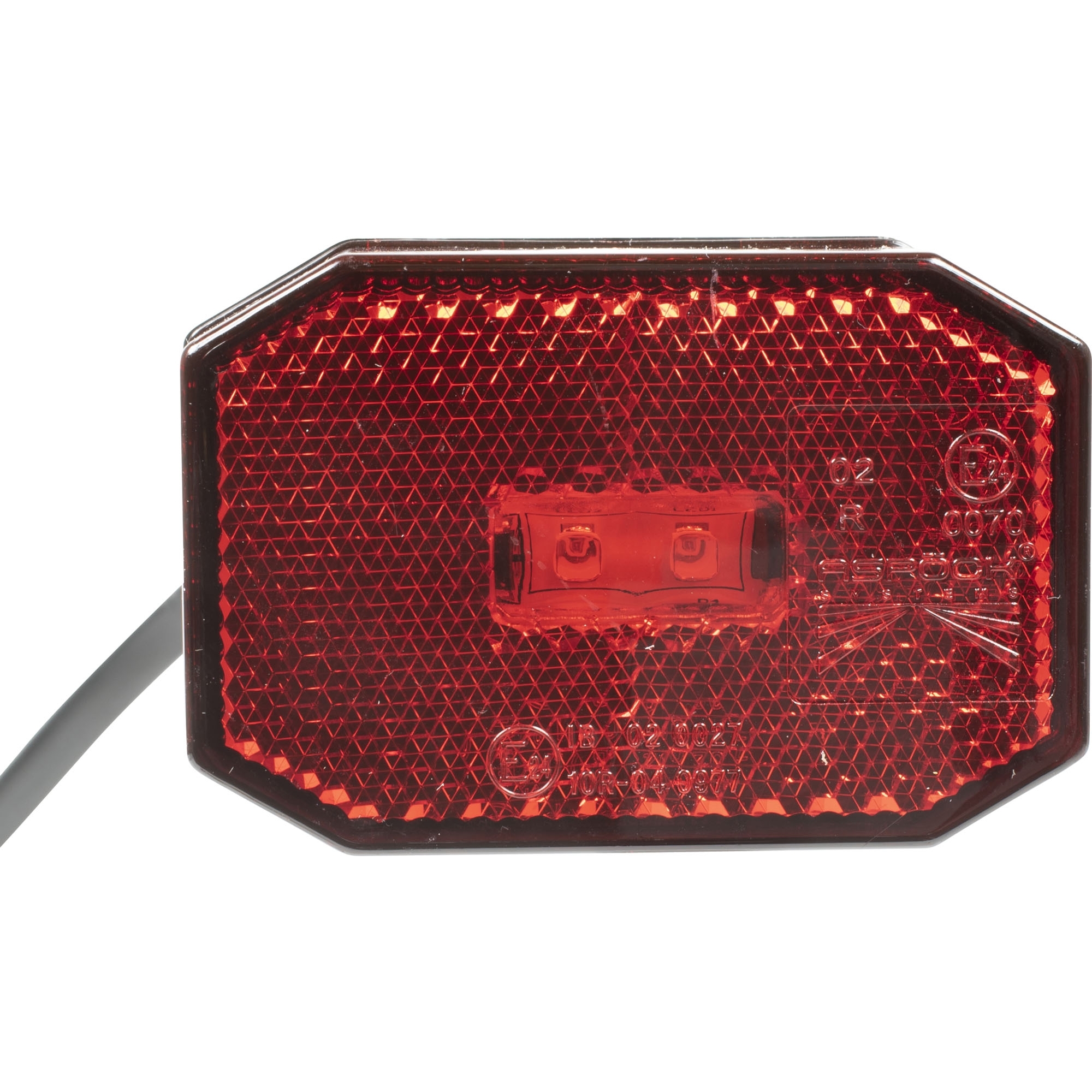 Begrenzungsleuchte Aspöck Flexipoint LED, rot, DC-Kabel