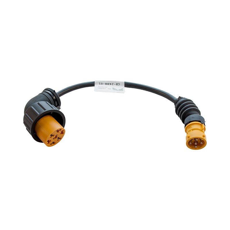 Aspöck Adapter,links, 5-polig, gelb