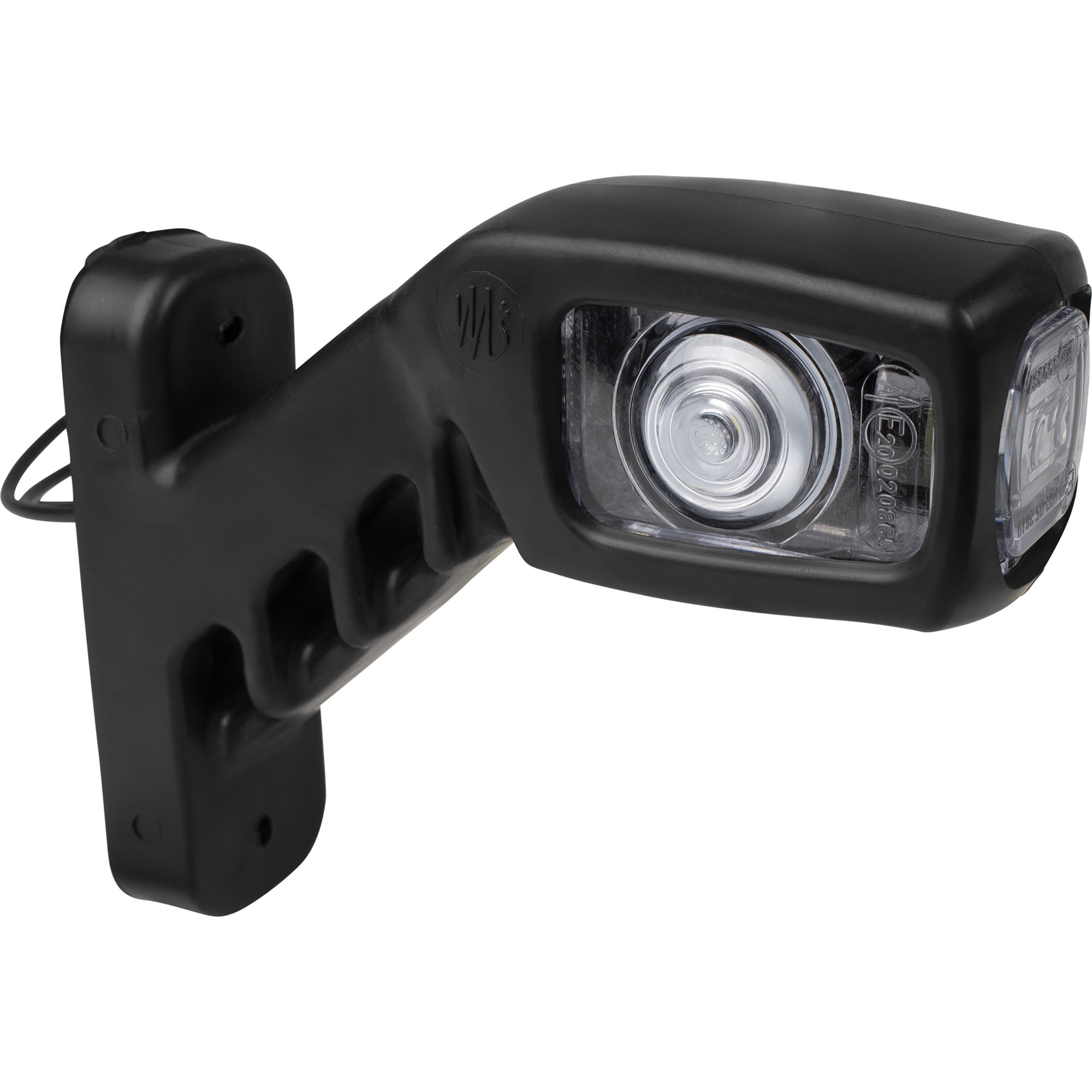 Begrenzungsleuchte re., rot,weiß,gelb,135x114x37mm