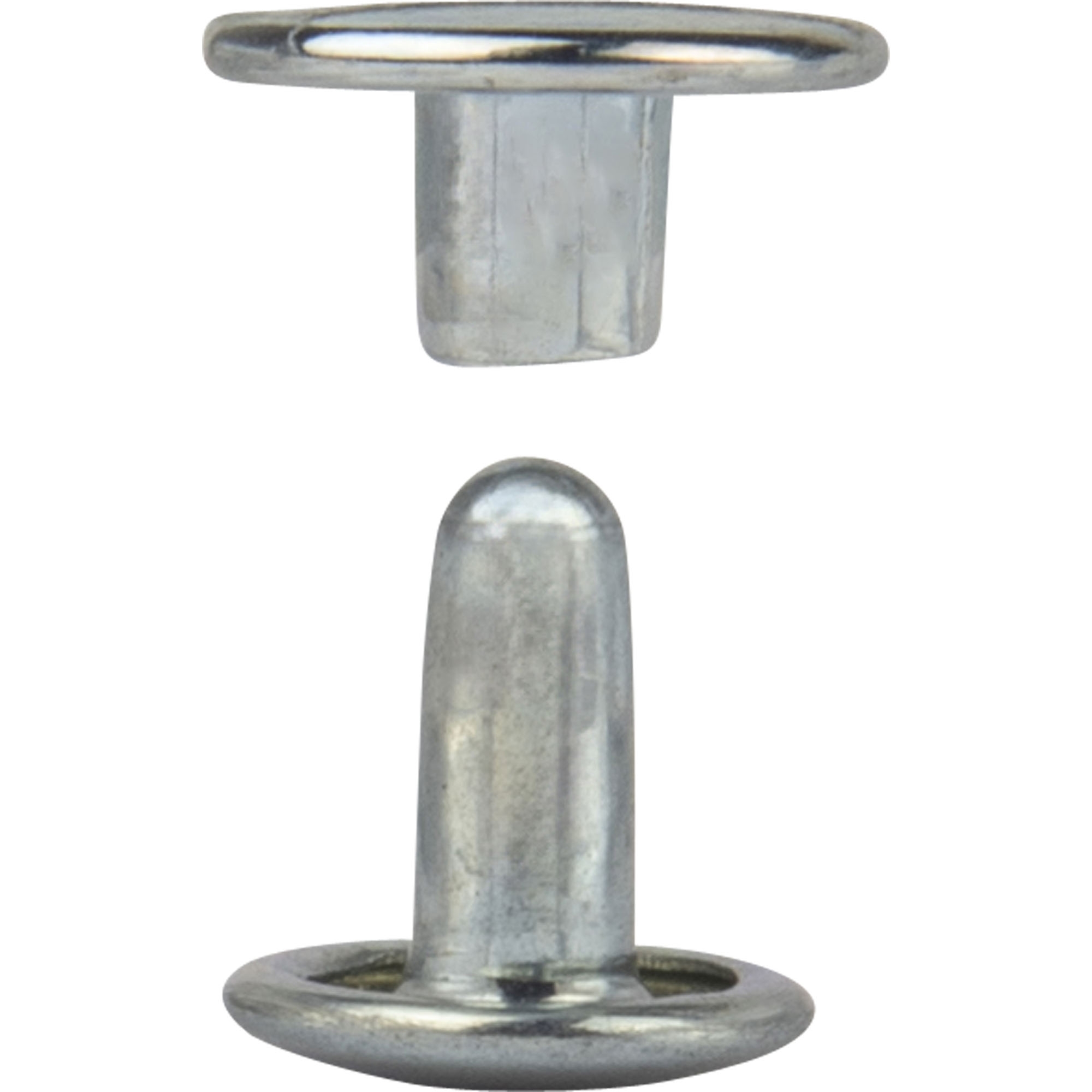 Doppel-Calott verzinkt, Höhe 10 mm