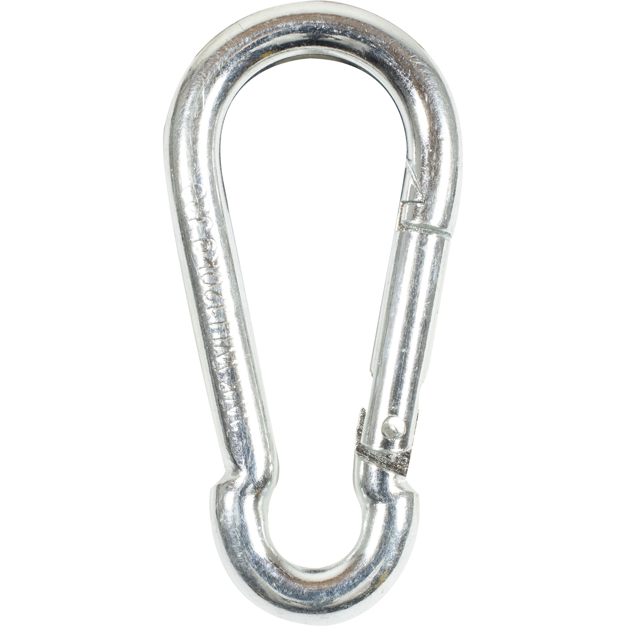 Karabinerhaken, 60 x 6 mm, Tragfähigkeit 120 kg