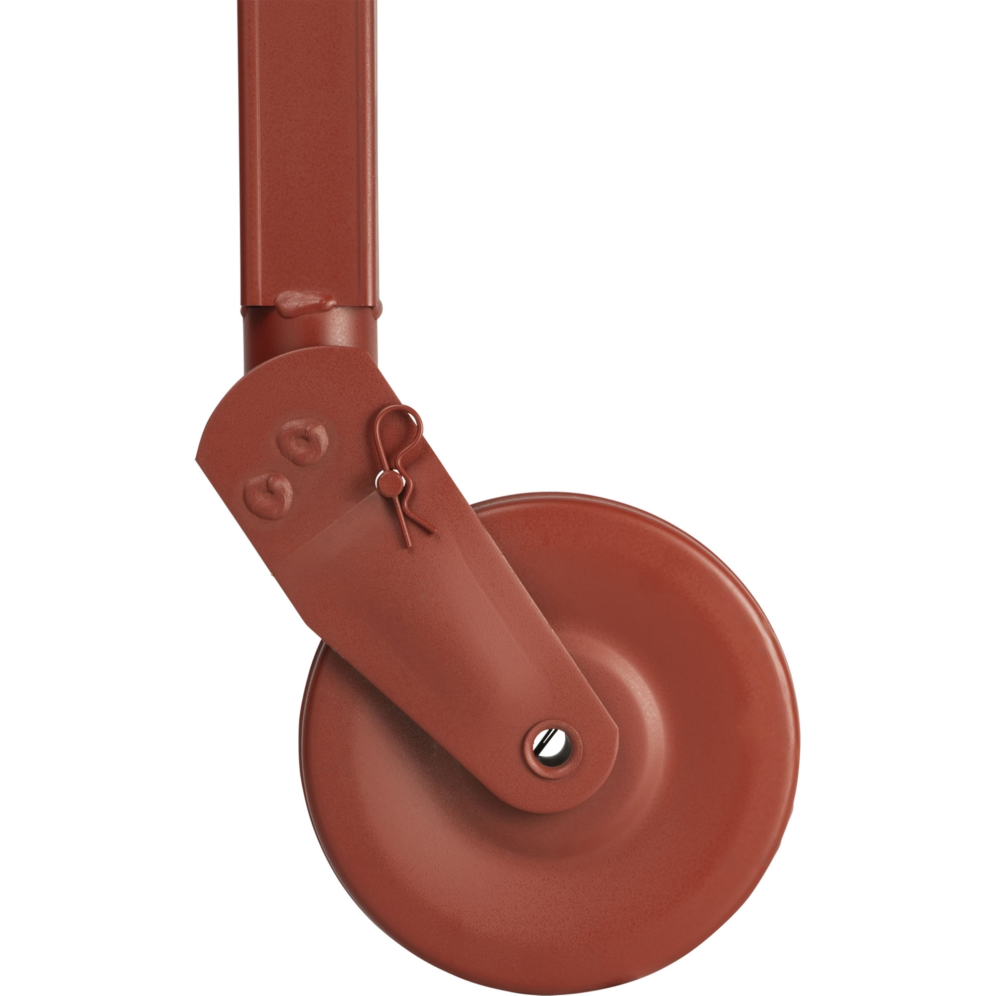 Stahl-Stützrad 60 mm vierkant, Stützlast 800 kg