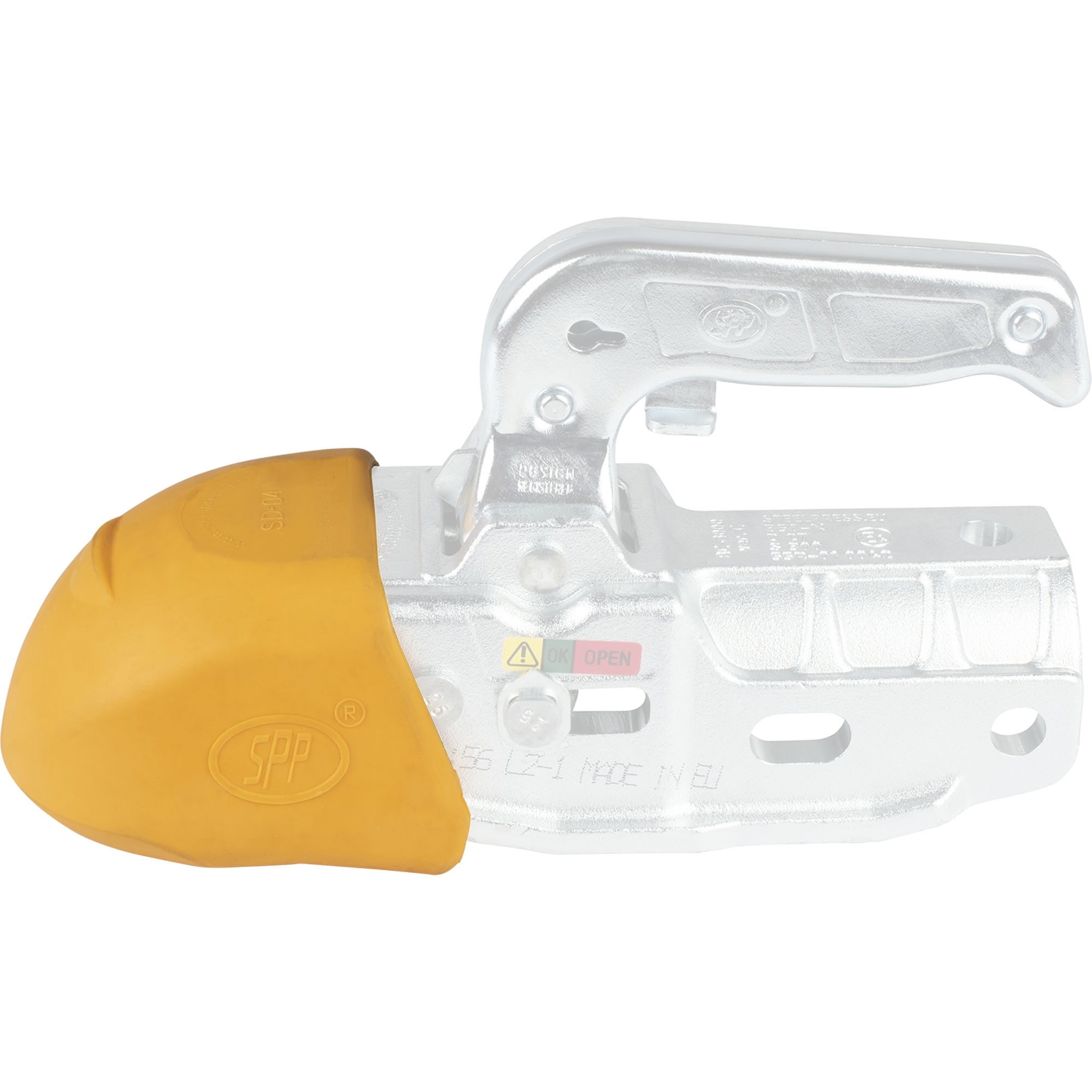 Safety-Dock für SPP Blech-Kupplung orange