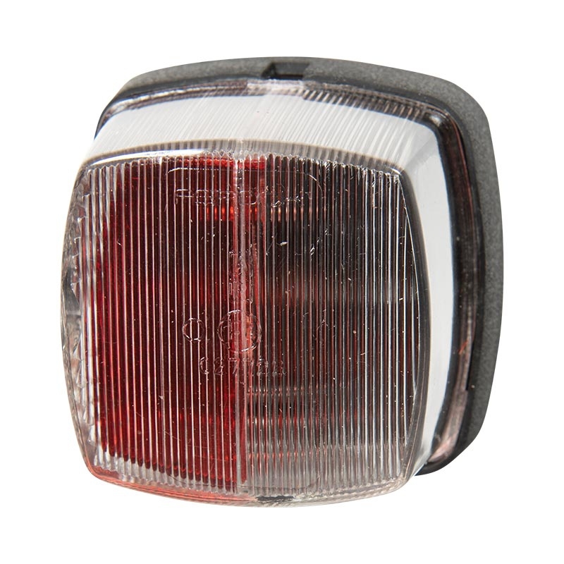 Begrenzungsleuchte SP 62 rechteckig rot/weiß
