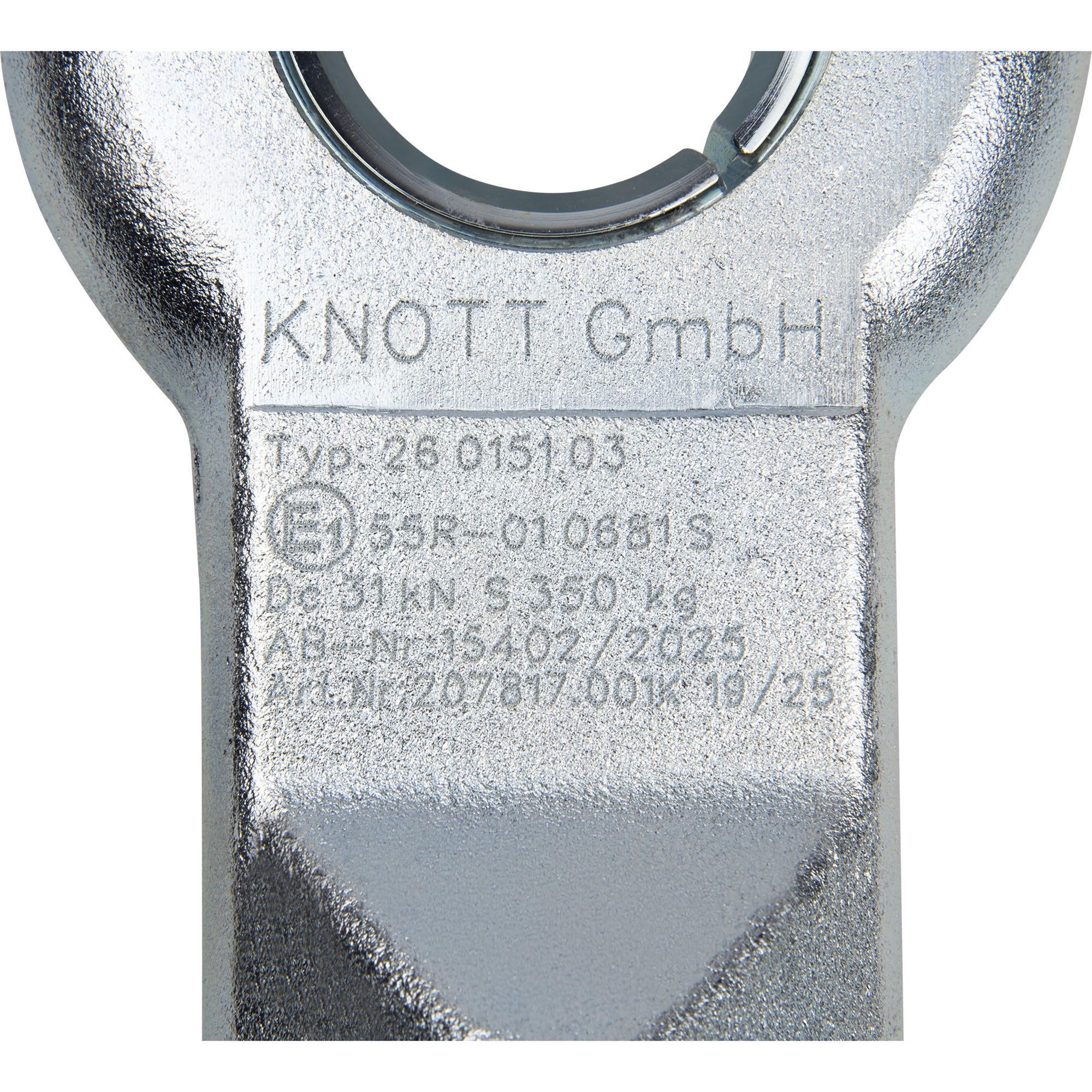 DIN-Zugöse, Knott, 3500 kg, Ø 60 mm, M14/M14