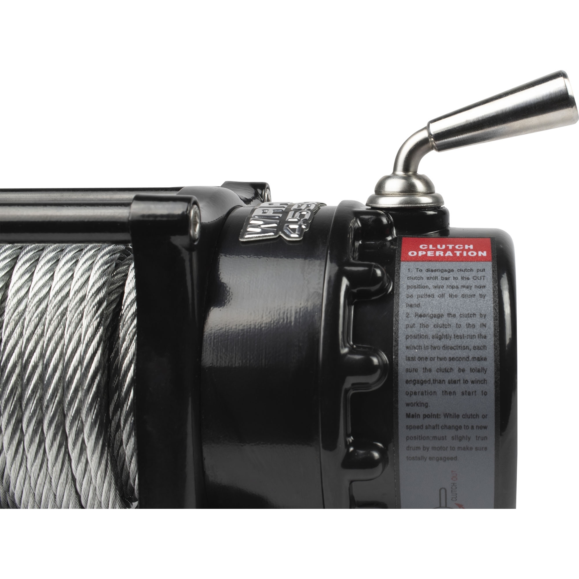 Elektrische Seilwinde, 12 V Zugkr. 2041 kg, Stahlseil