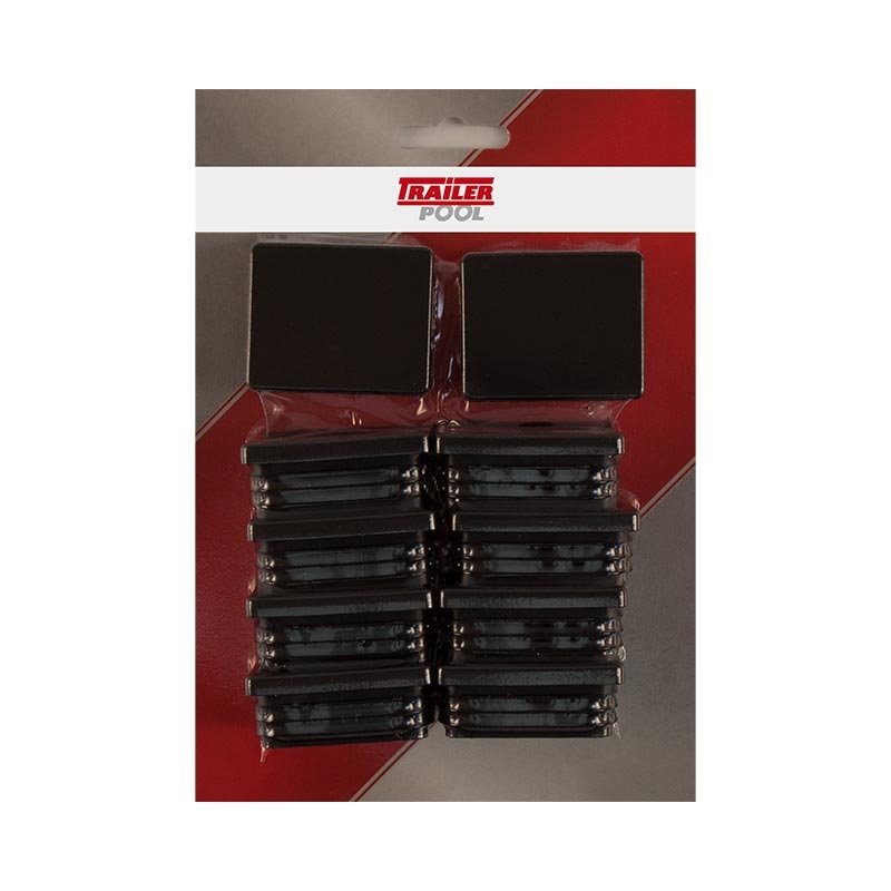 10 x Kunststoff-Stopfen 50 x 40 mm, WS 1,5-2 mm