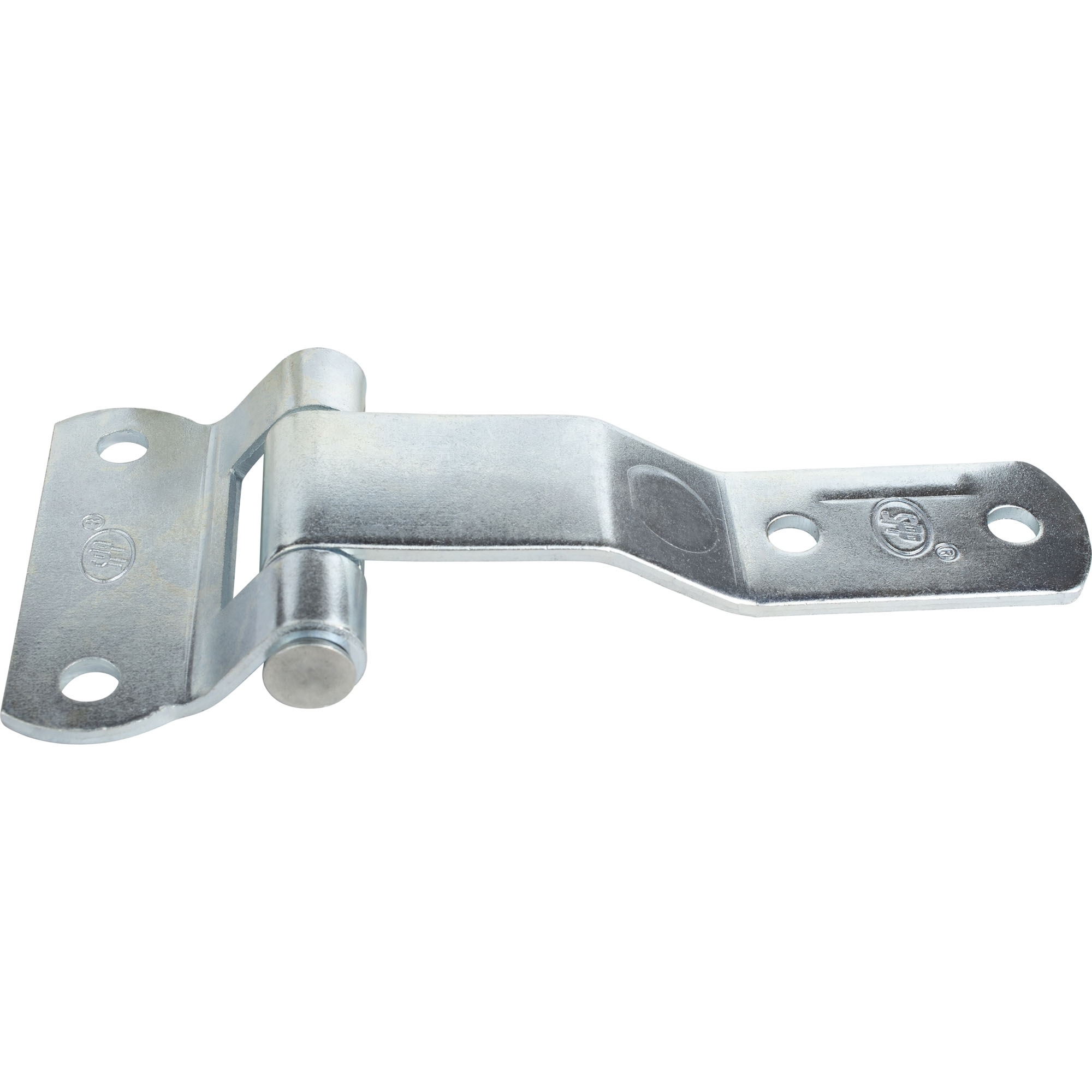 Scharnier Stahl verzinkt, Gesamtlänge 140 mm, gek