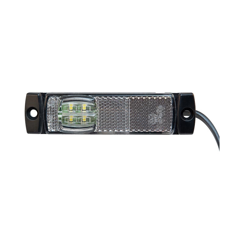 Begrenzungsleuchte LED, weiß, 12/24 Volt