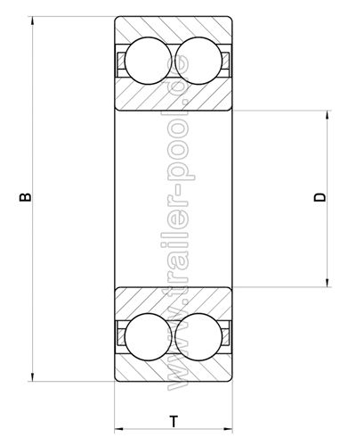 Kompaktlagersatz, 30/60 x 37 mm, AL-KO