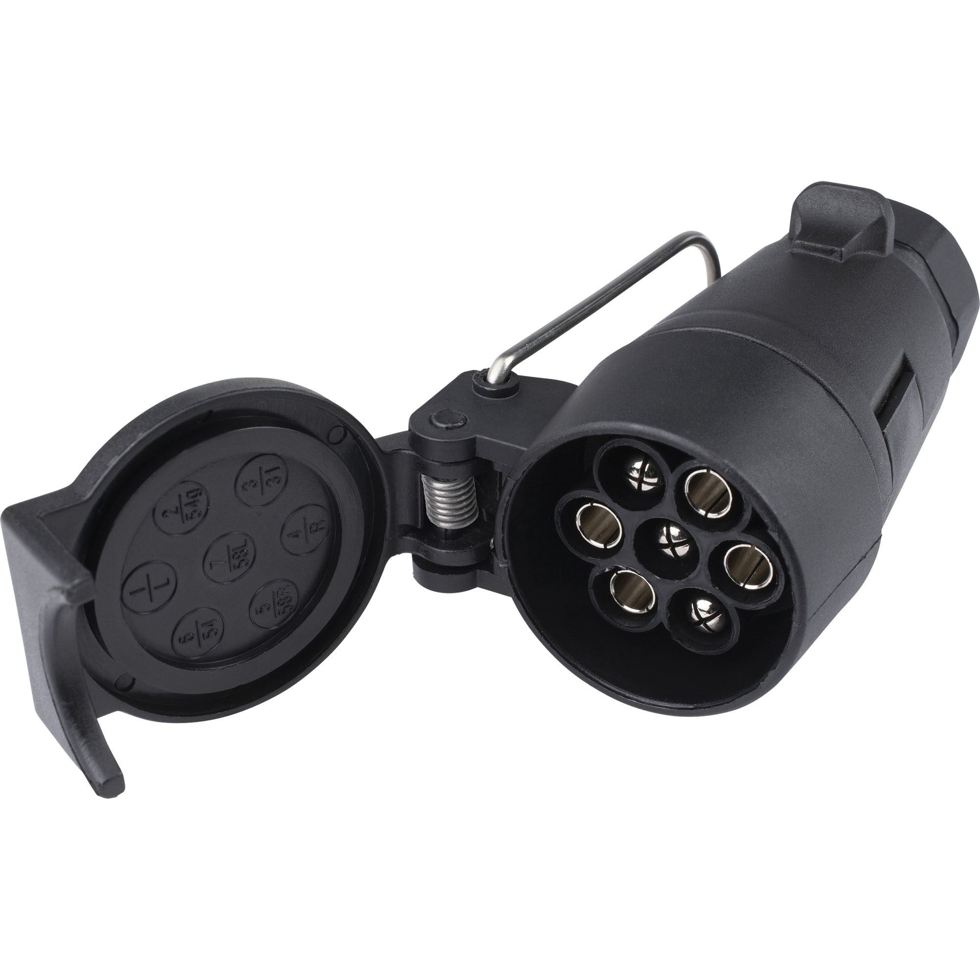 Kupplungsdose 7-polig, 12V, Kunststoff