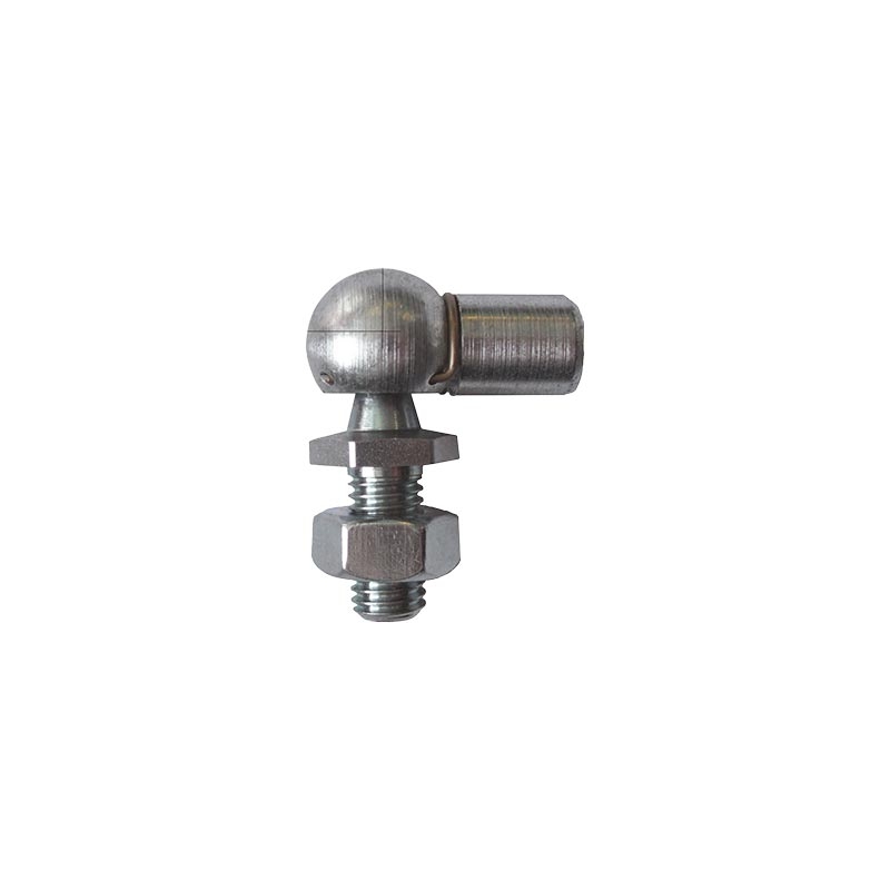 Winkelgelenk, Stahl, M10/M8, 20 x 13 mm
