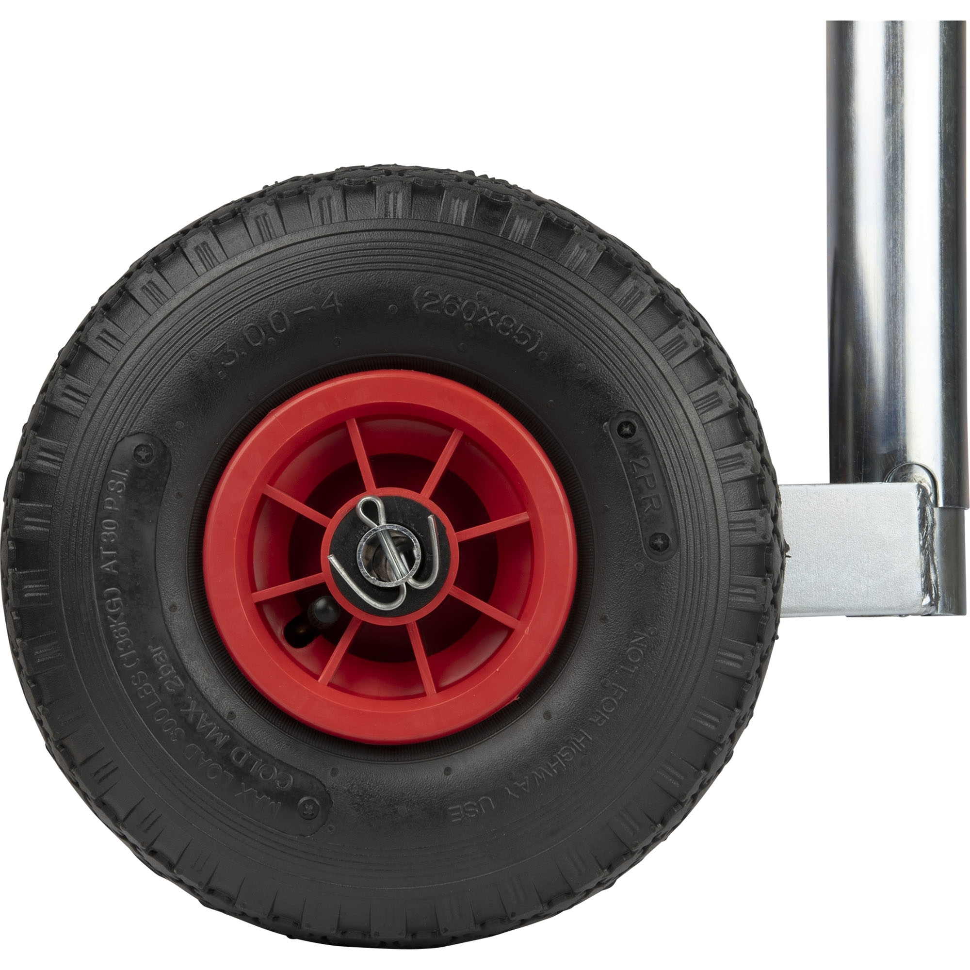 Doppelstützrad Ø 48 mm, Stützl. 150kg, Kunststofffelge