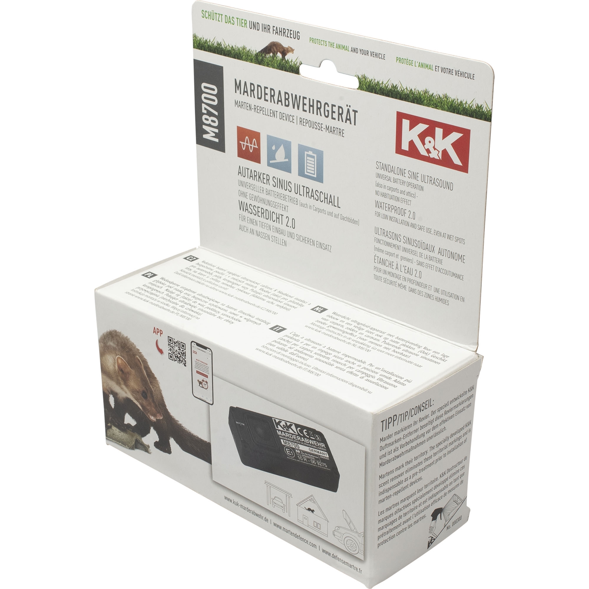 Marderabwehrgerät M8700, Batteriebetrieb