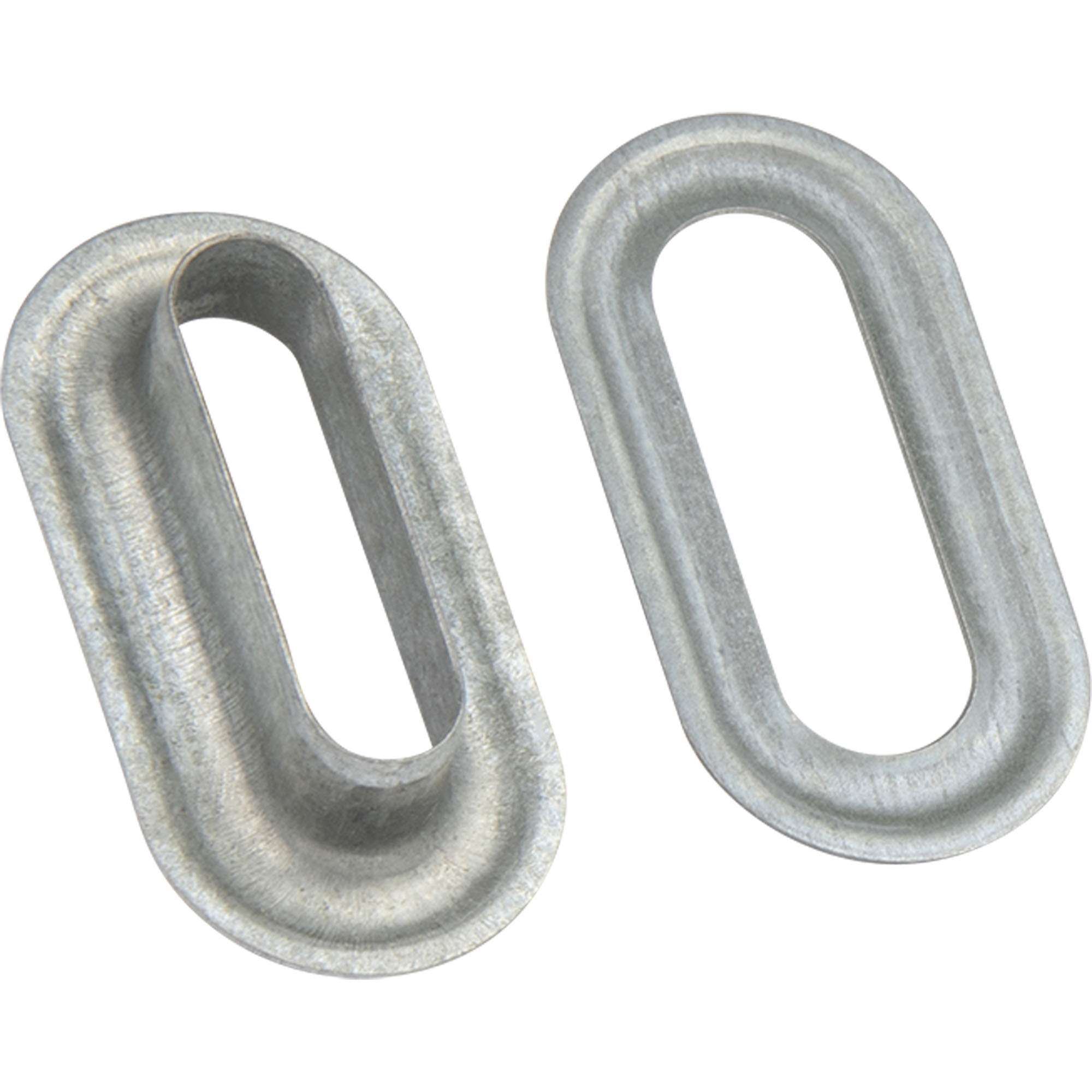 Oval-Schlitzöse, verzinkt, 27 x 7 mm